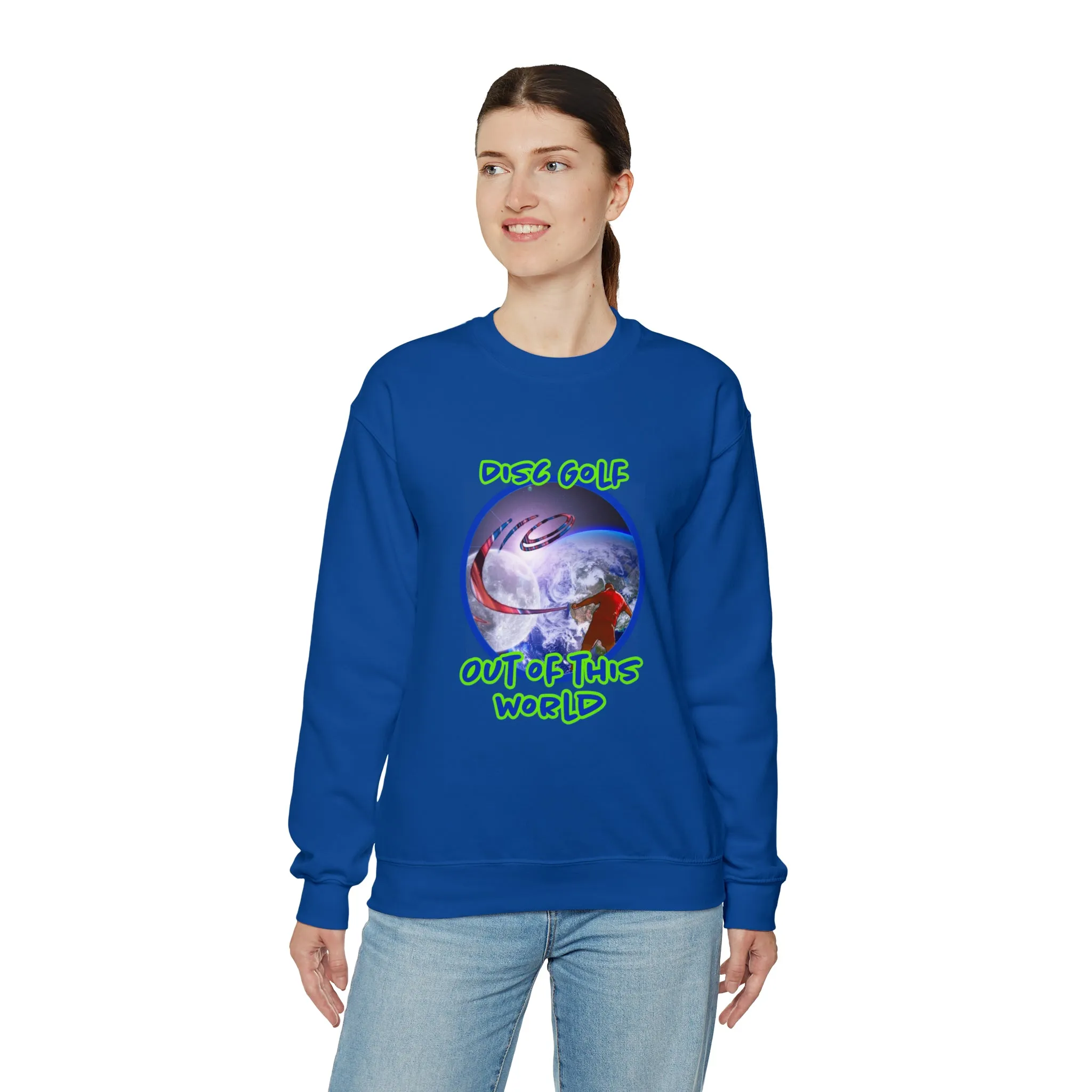 Disc Golf Unisex Heavy Blend™ Crewneck Sweatshirt