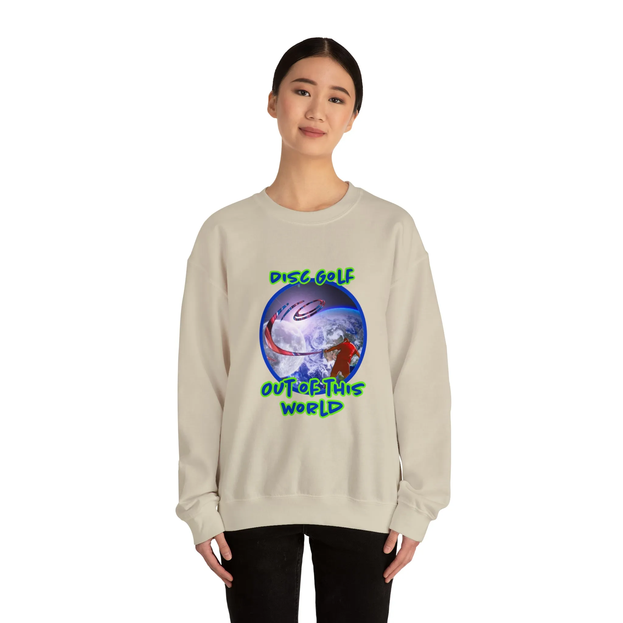 Disc Golf Unisex Heavy Blend™ Crewneck Sweatshirt