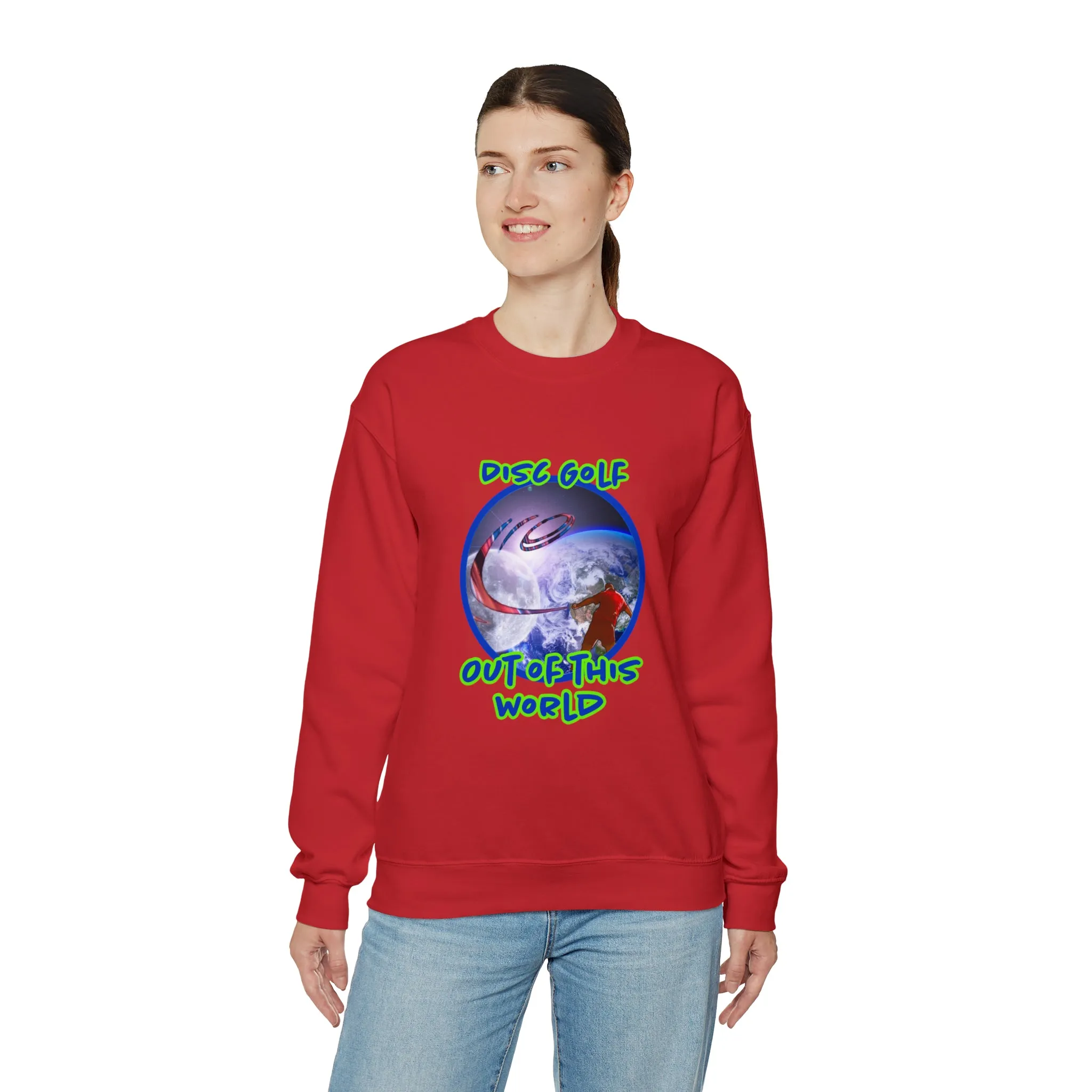 Disc Golf Unisex Heavy Blend™ Crewneck Sweatshirt