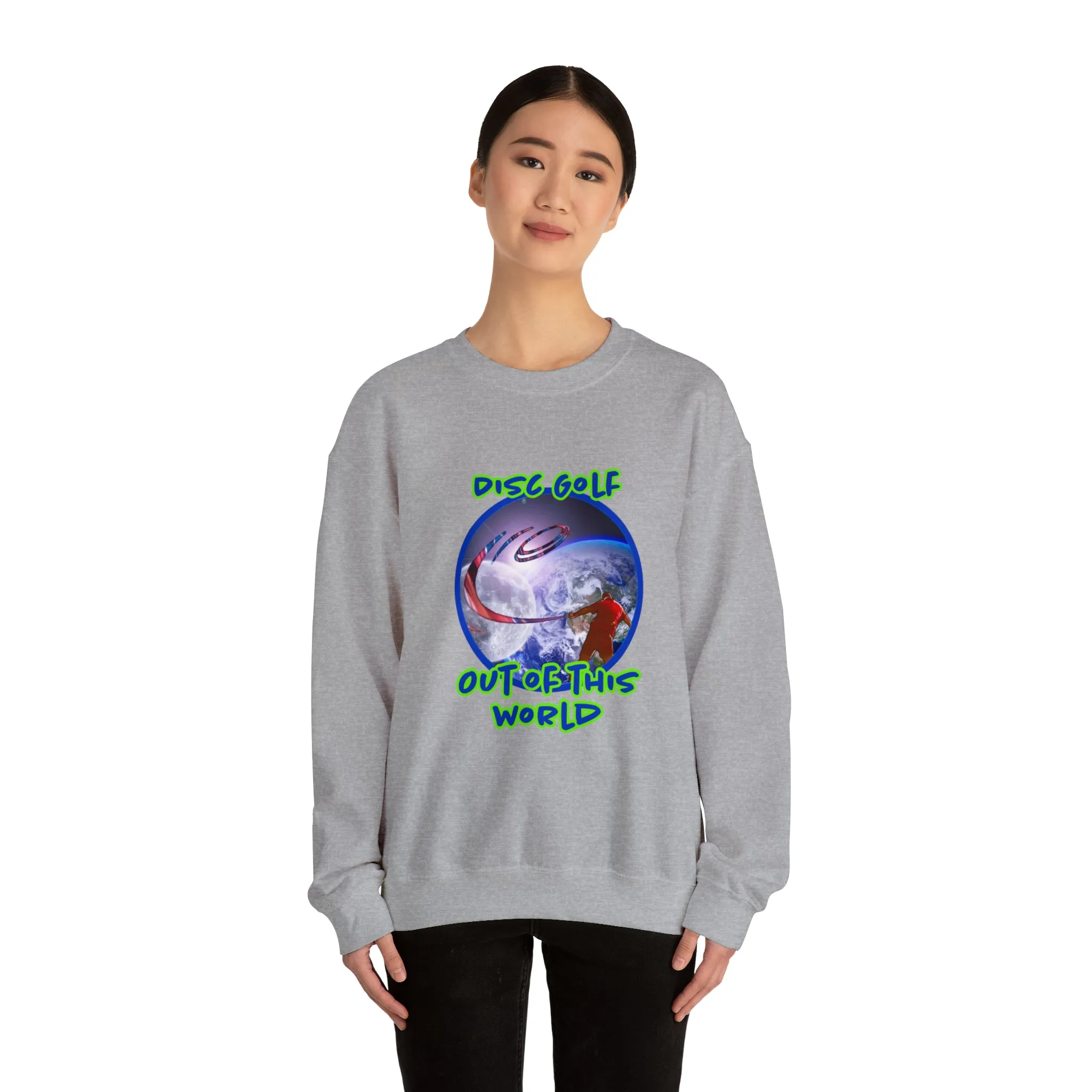 Disc Golf Unisex Heavy Blend™ Crewneck Sweatshirt