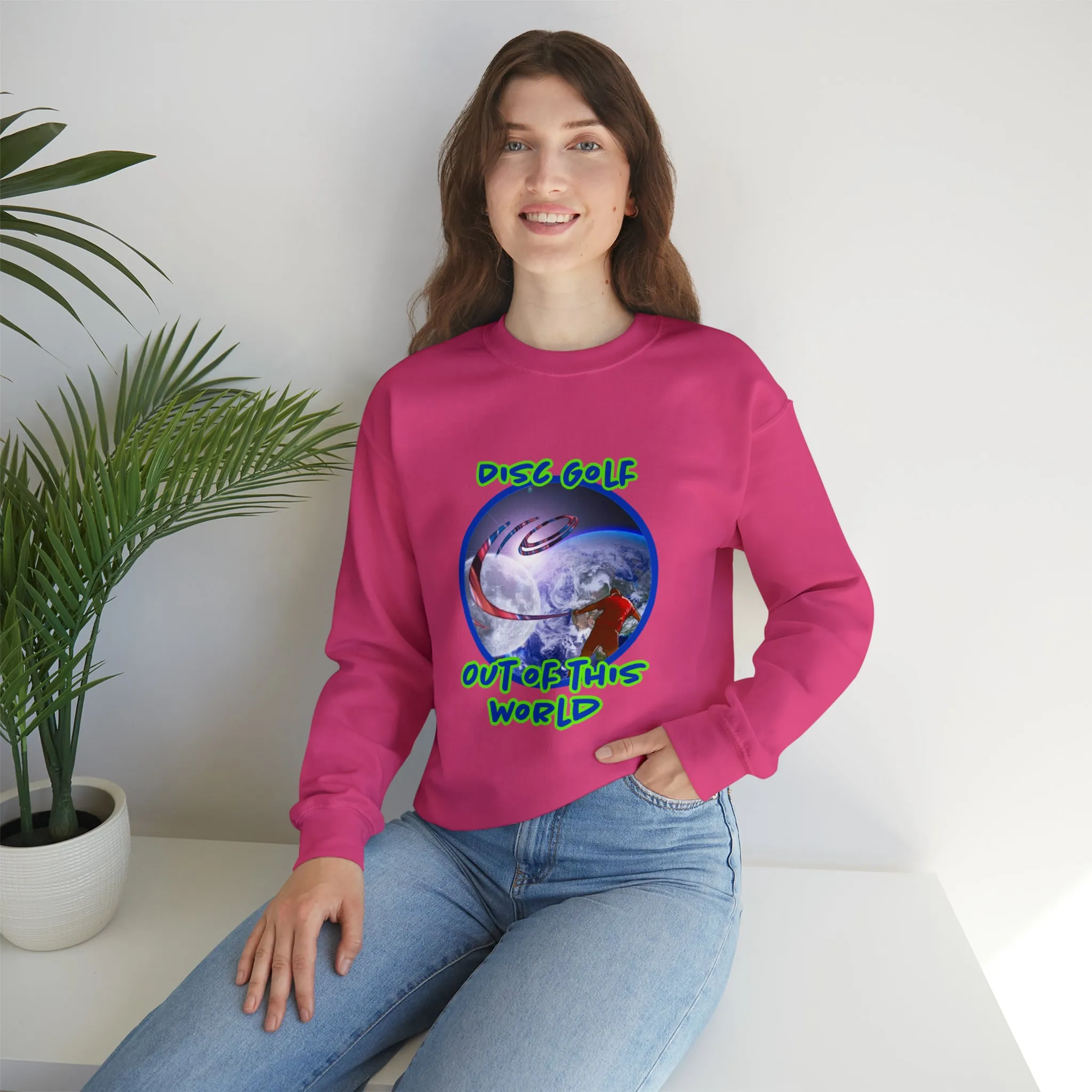 Disc Golf Unisex Heavy Blend™ Crewneck Sweatshirt