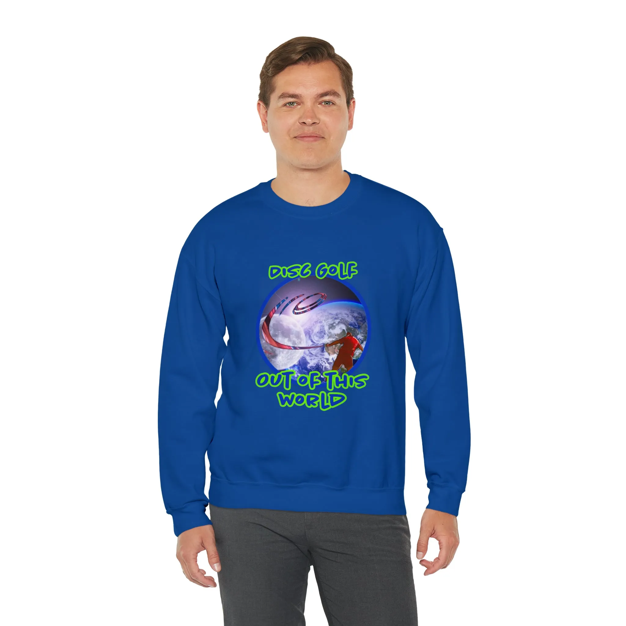 Disc Golf Unisex Heavy Blend™ Crewneck Sweatshirt