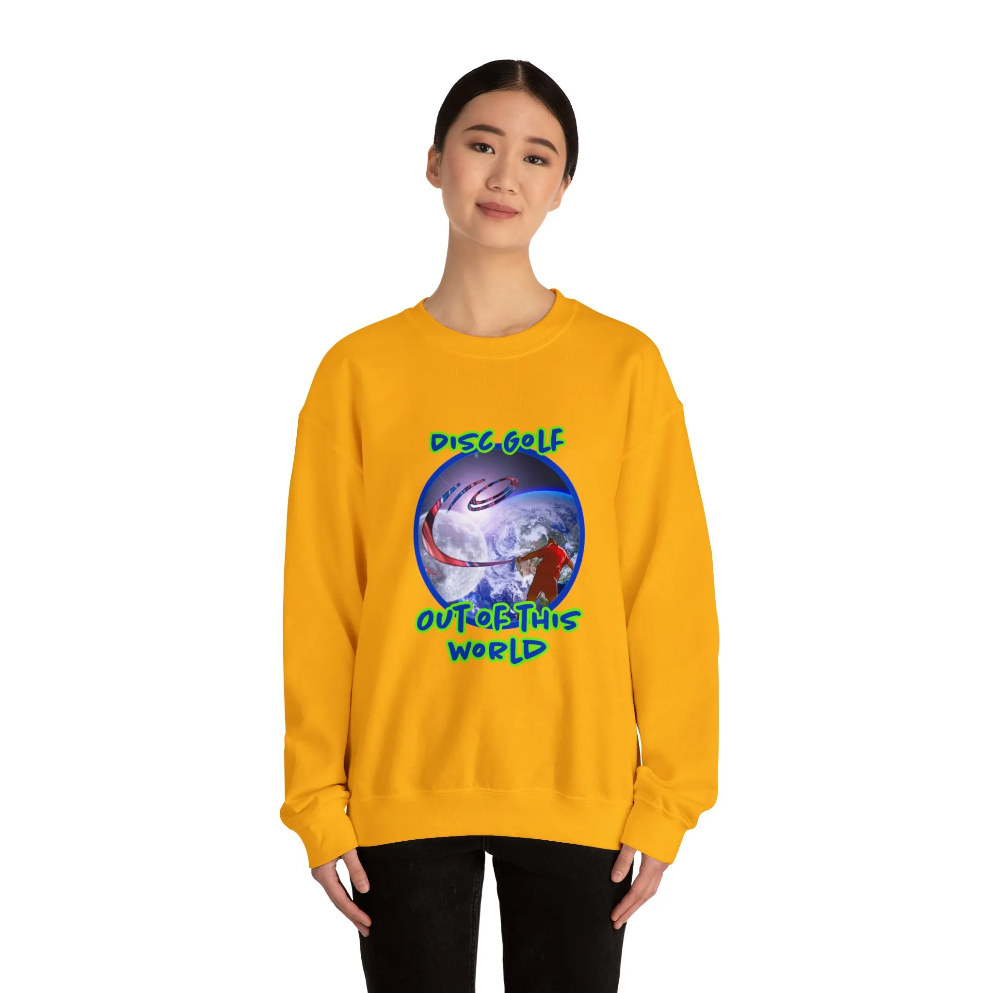 Disc Golf Unisex Heavy Blend™ Crewneck Sweatshirt