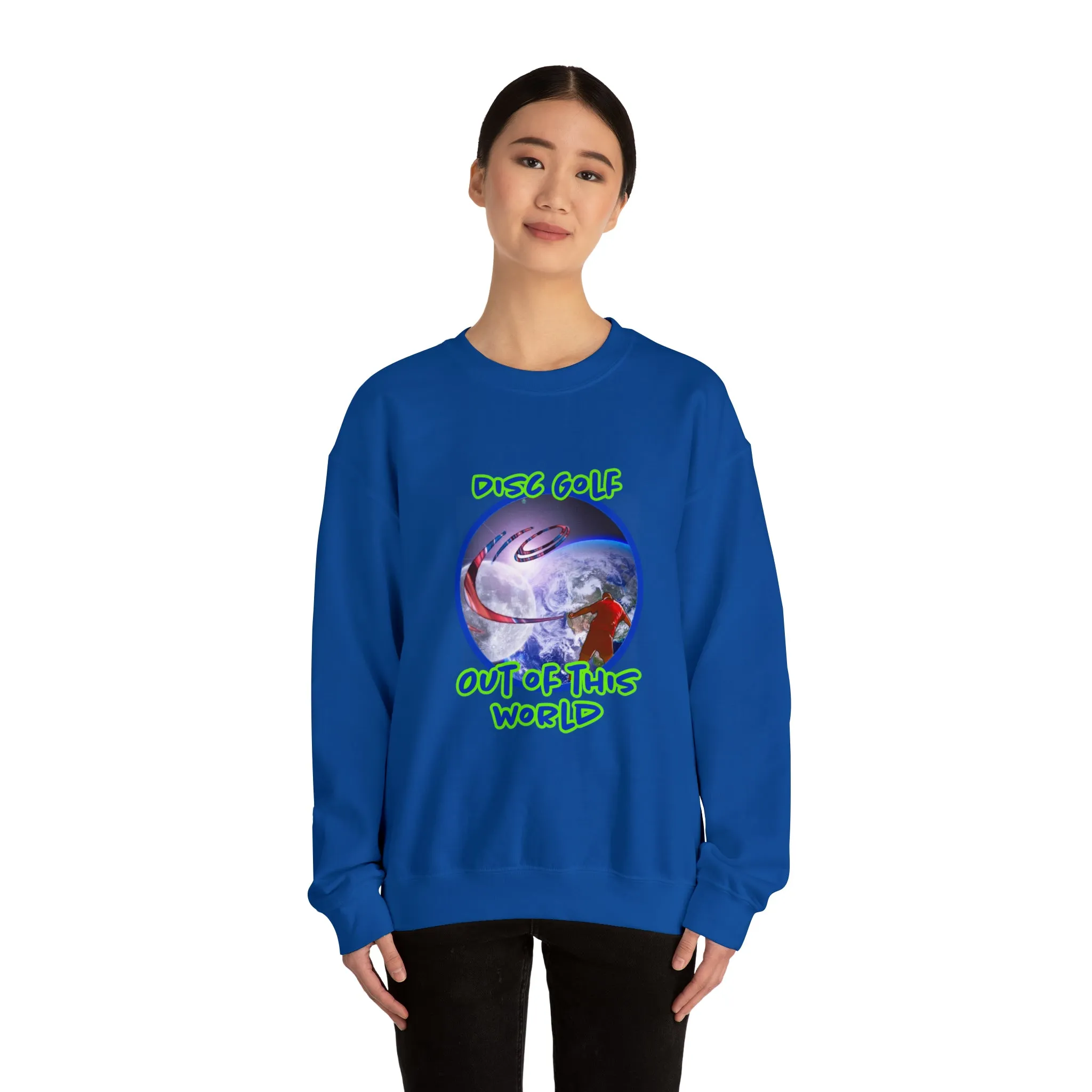 Disc Golf Unisex Heavy Blend™ Crewneck Sweatshirt