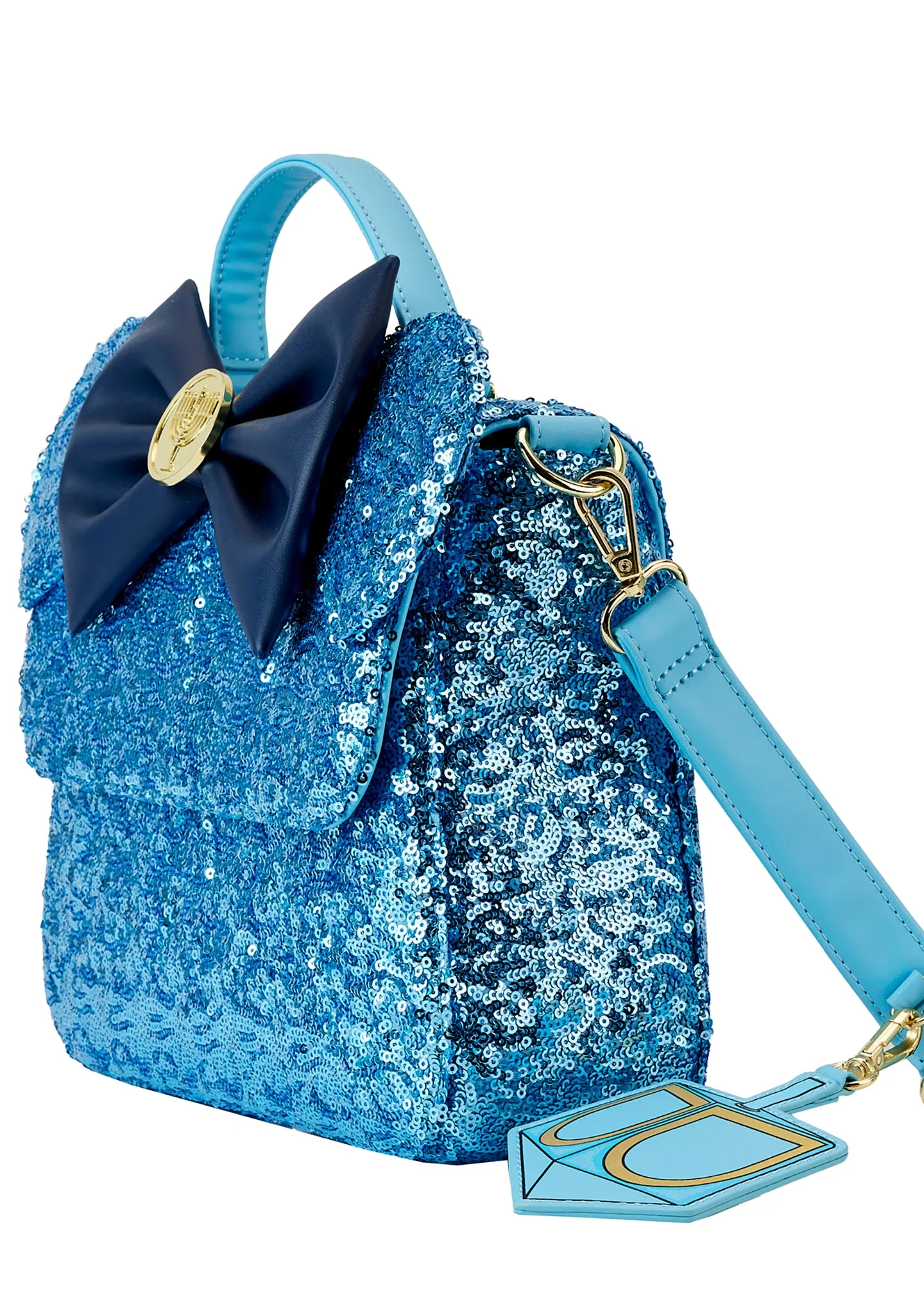 Disney Minnie Hanukkah Dreidel Sequin Crossbody Bag