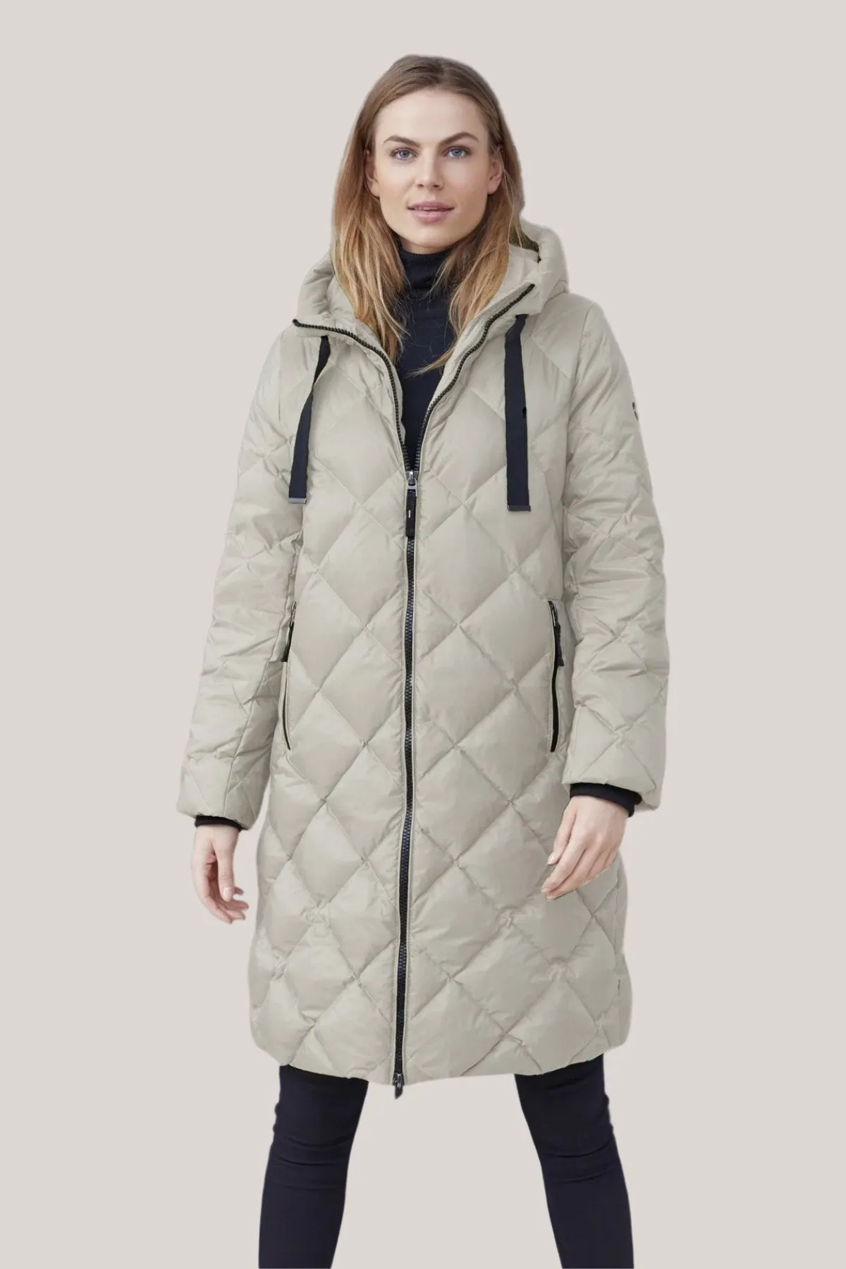 EDA Diamond Quilt Down Coat 2857