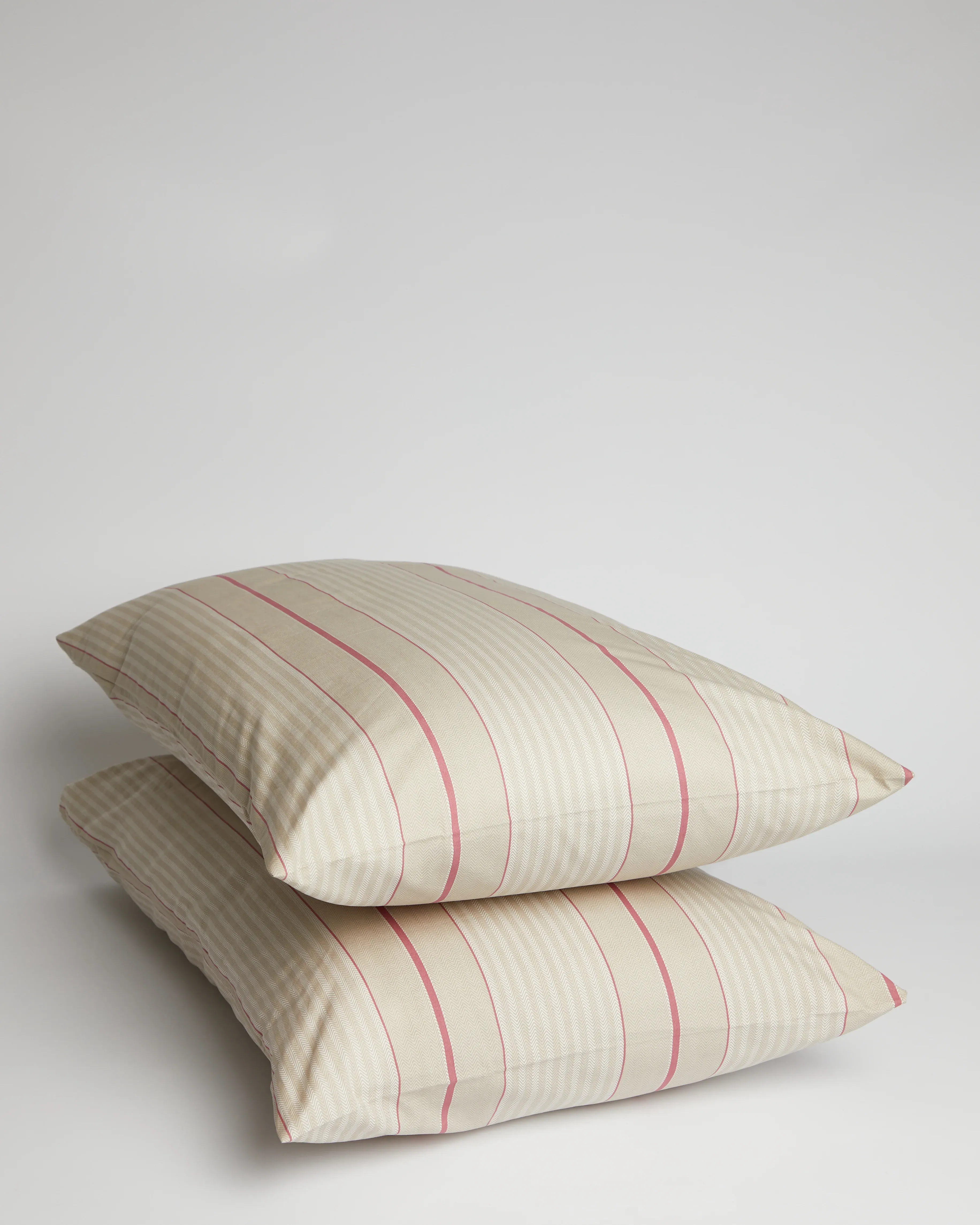 Foxford Herringbone Stripe Pillowcase Set