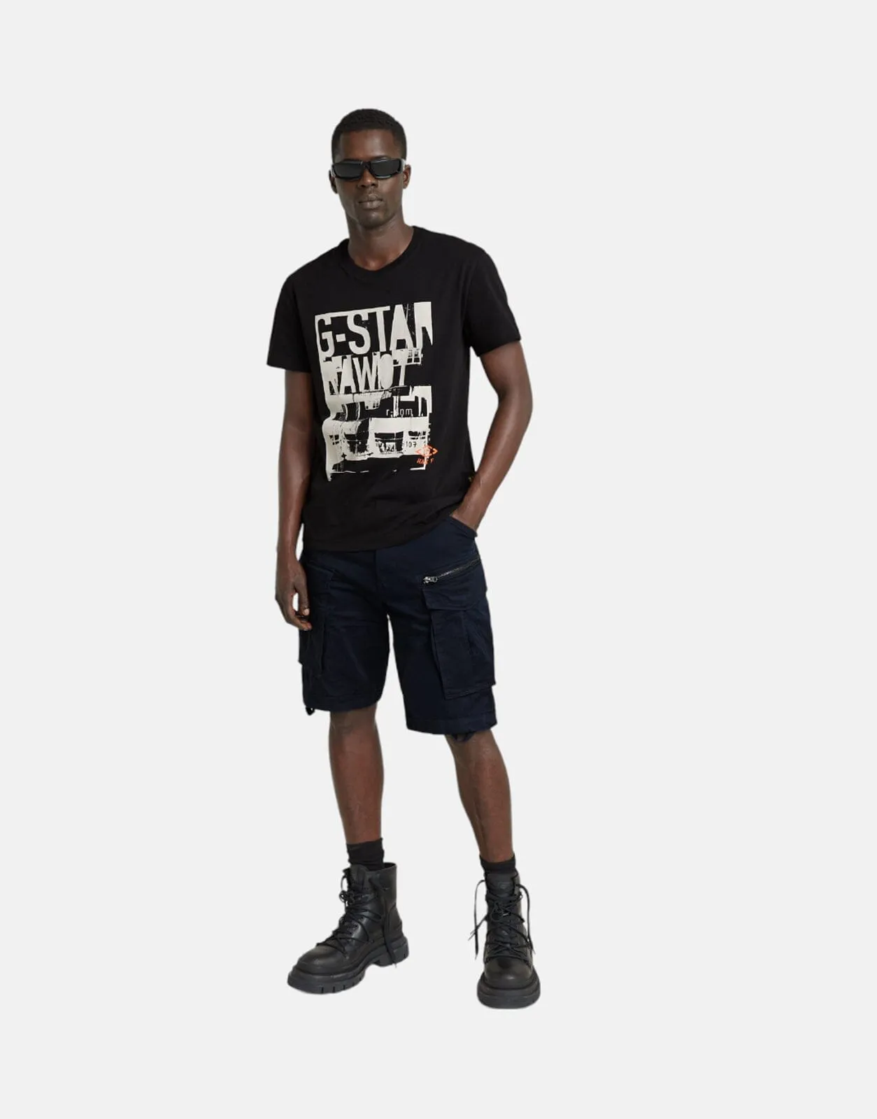 G-Star RAW Underground Graphics Black T-Shirt