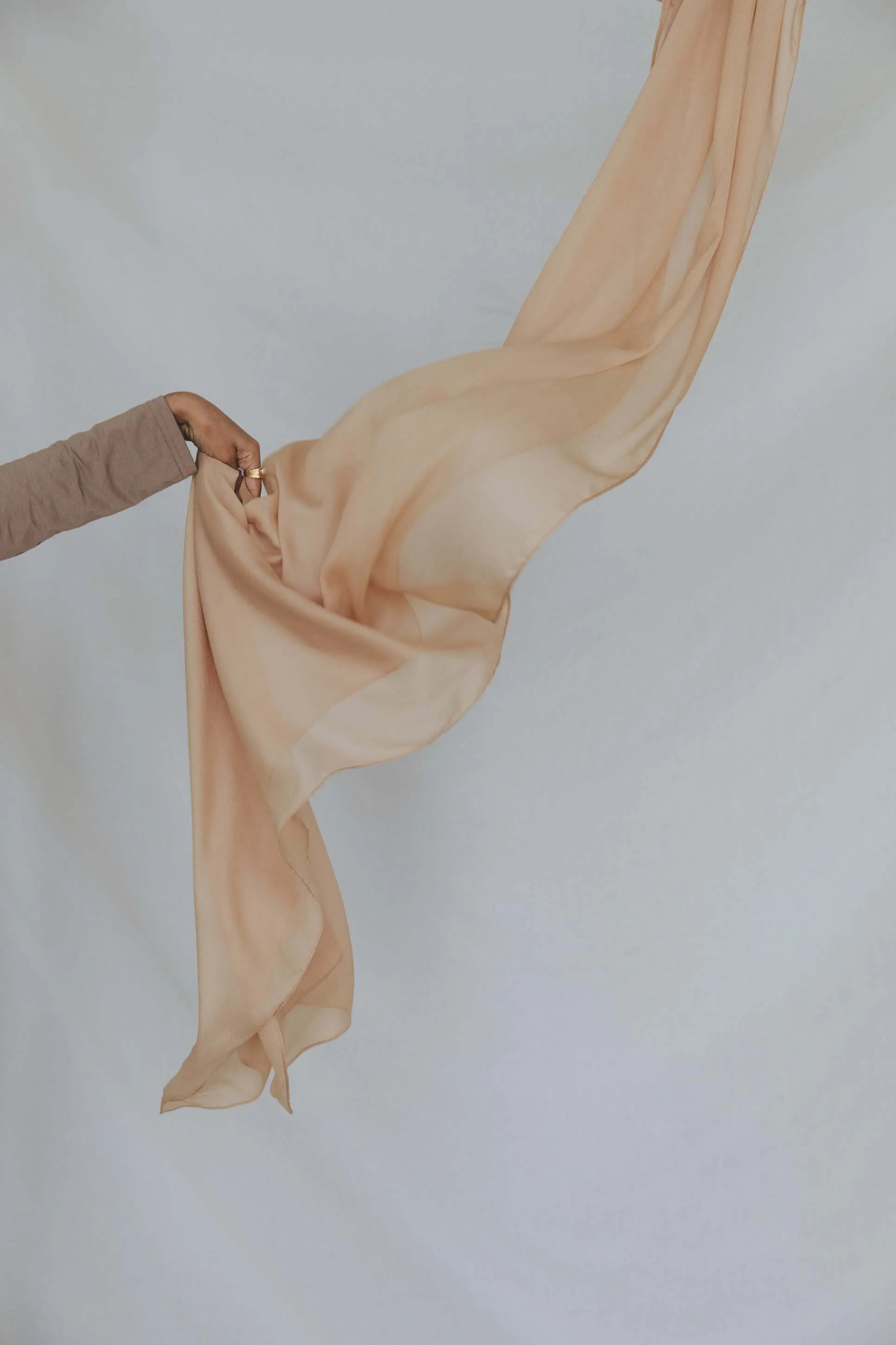 gold dust silk chiffon