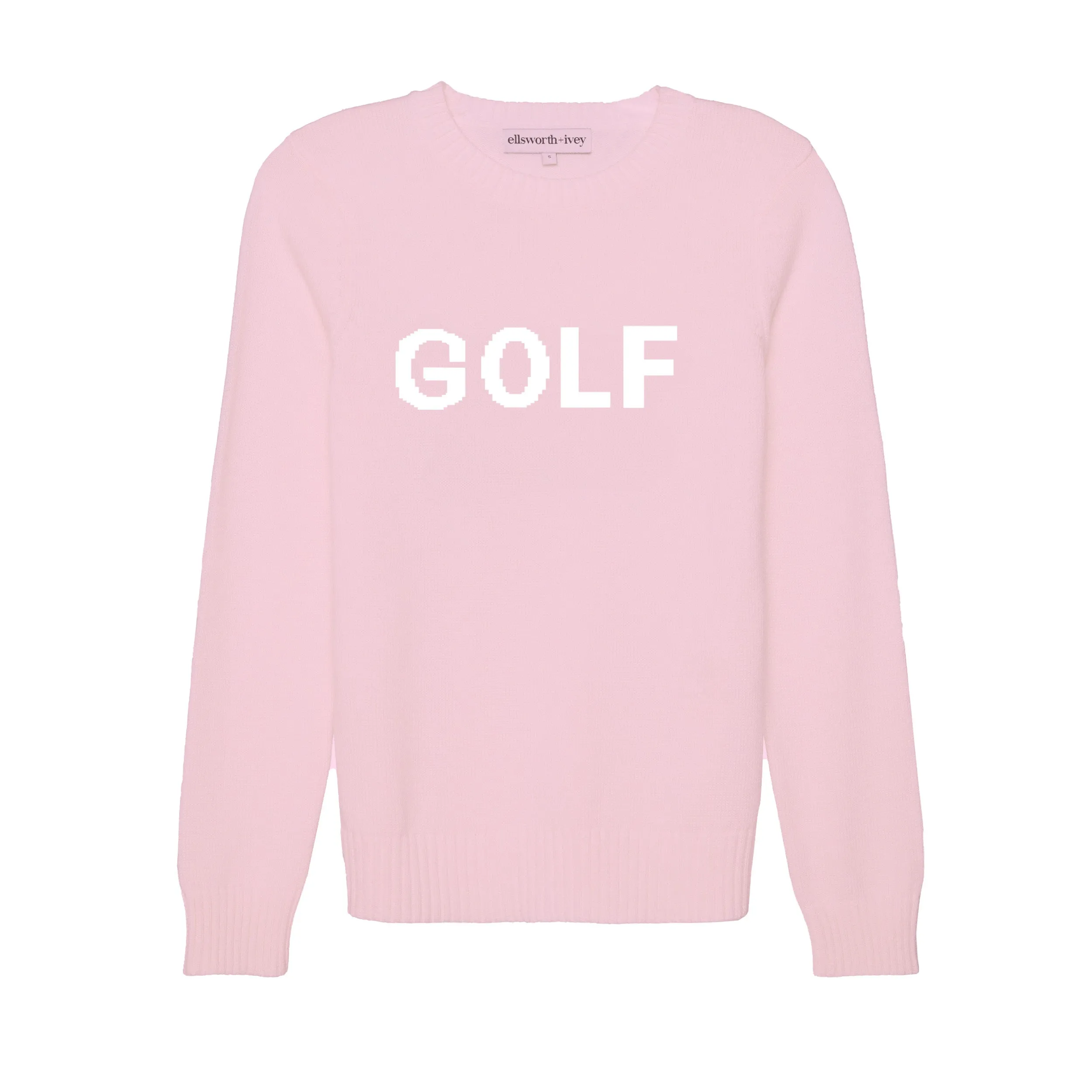 Golf Classic Crewneck Sweater - Pink