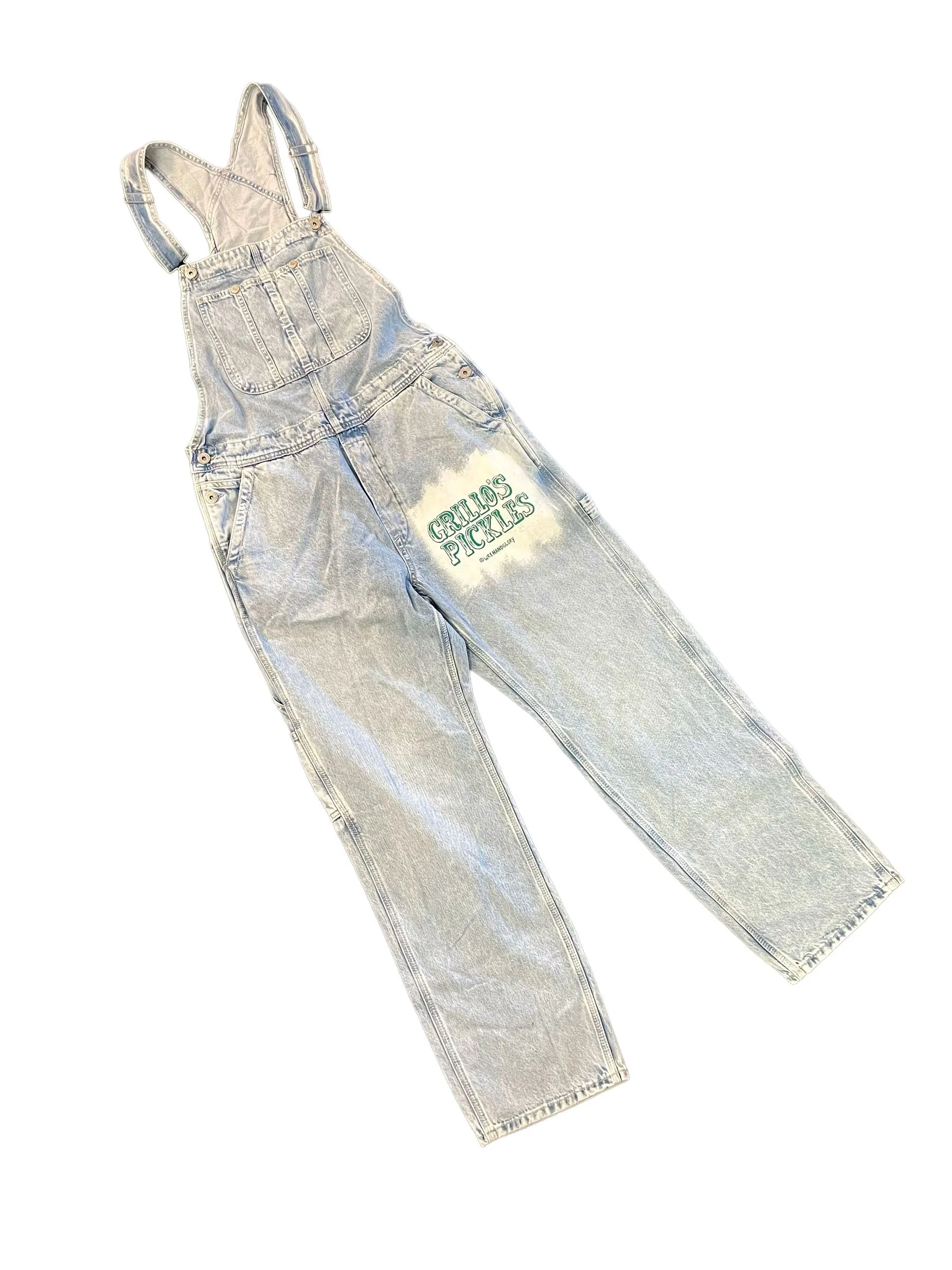 Grillo's x W G 'Will Work' Painted Overalls