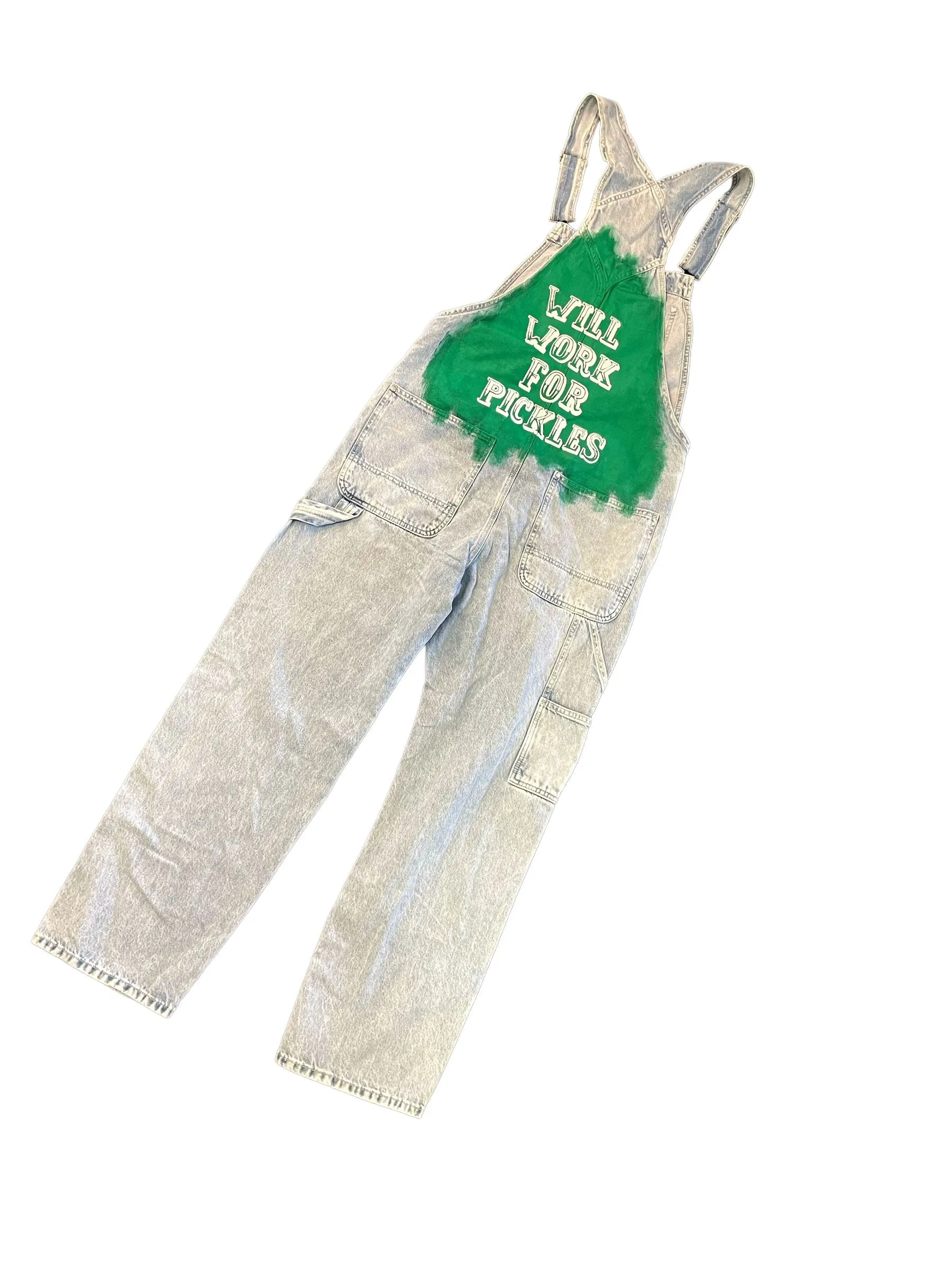 Grillo's x W G 'Will Work' Painted Overalls