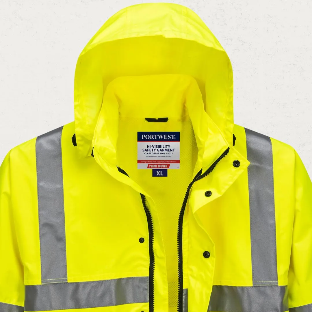 Hi Vis Lightweight Waterproof Jacket 17,000mm