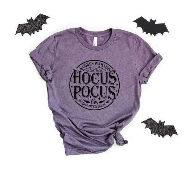 Hocus Pocus Brooms Short Sleeve Graphic Tee