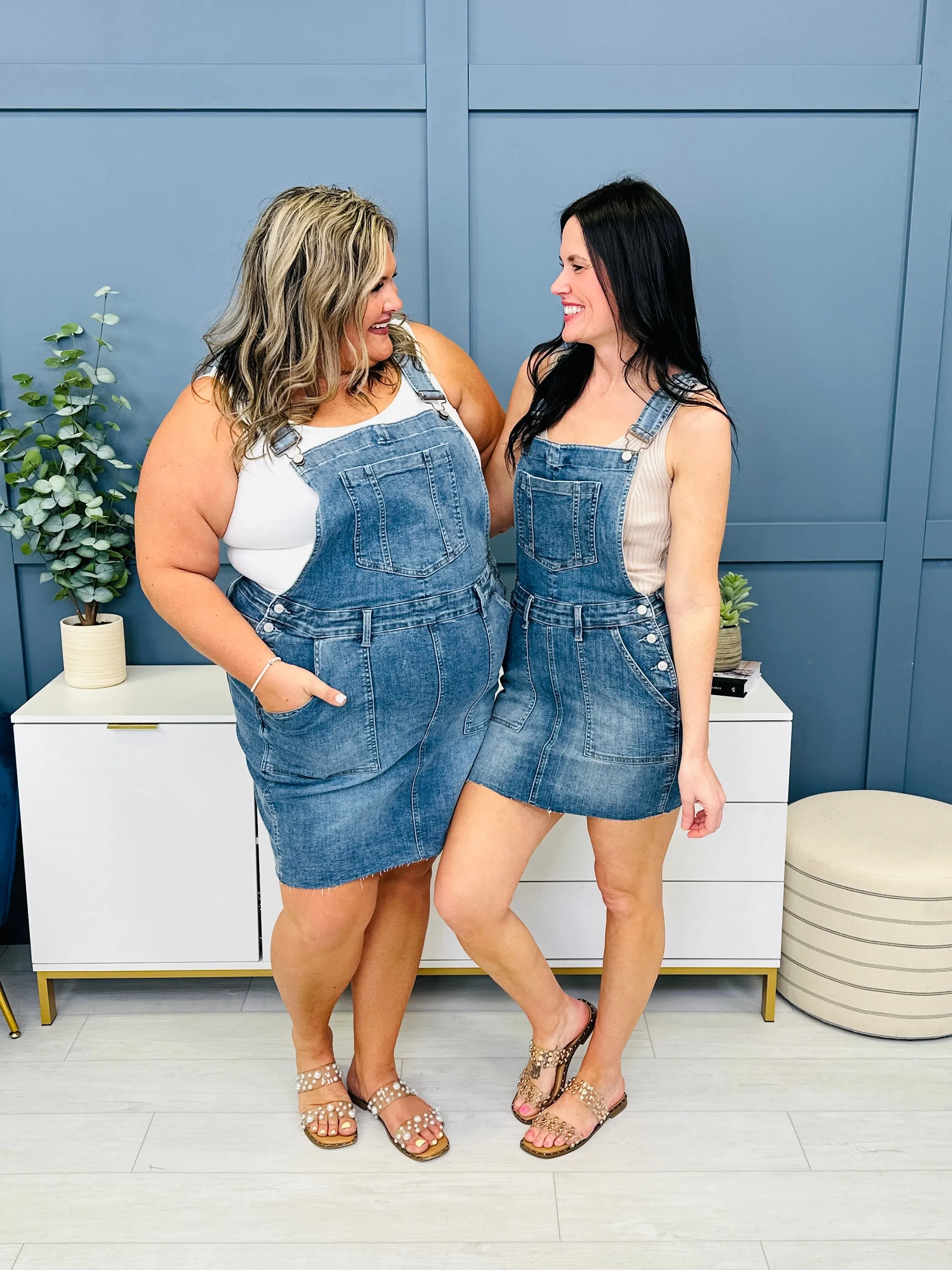 Judy Blue REG/CURVY Lovin' On You Overall Skirt