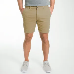 Khaki Lightweight Stretch Chino Short