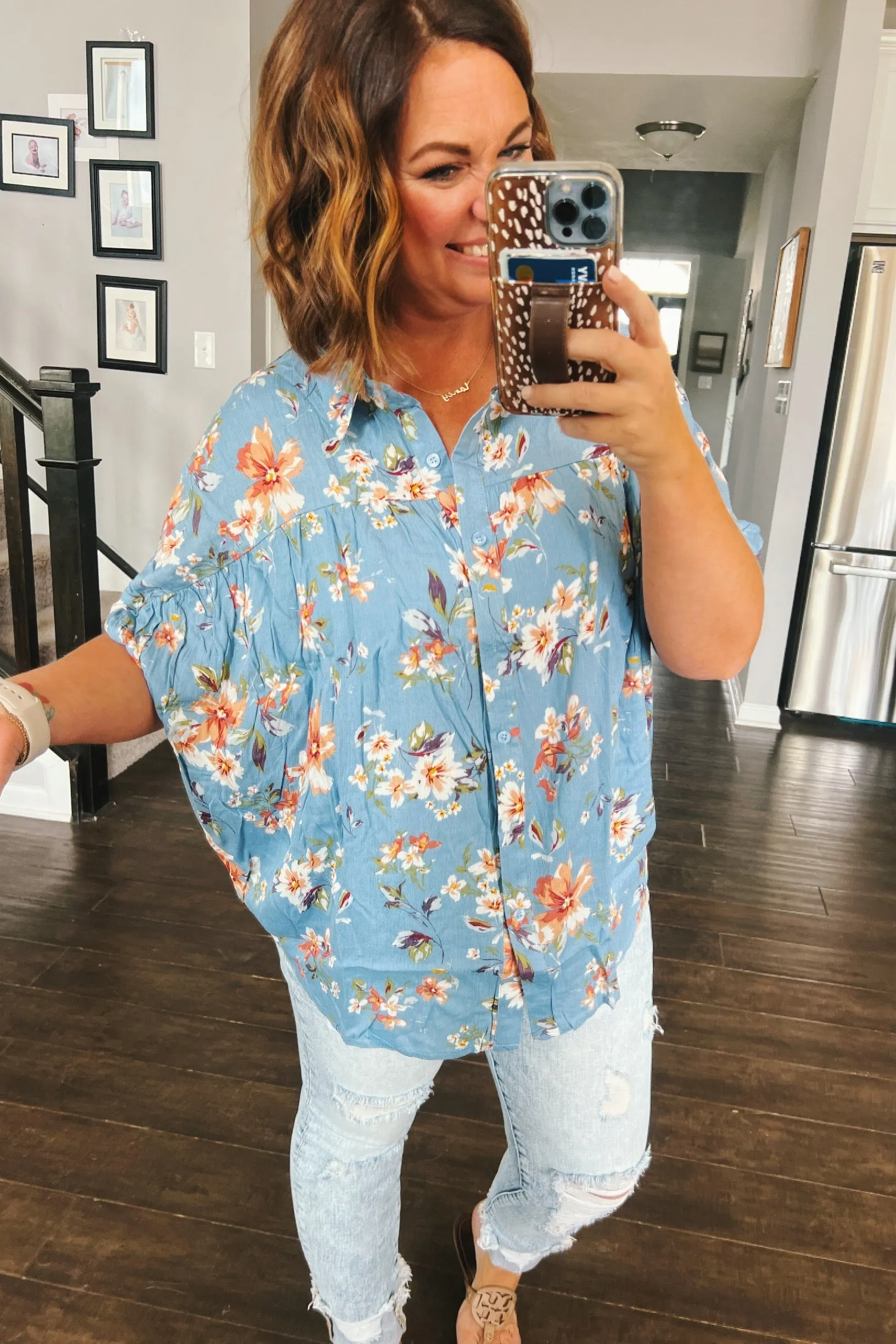 Lani Floral Button Down