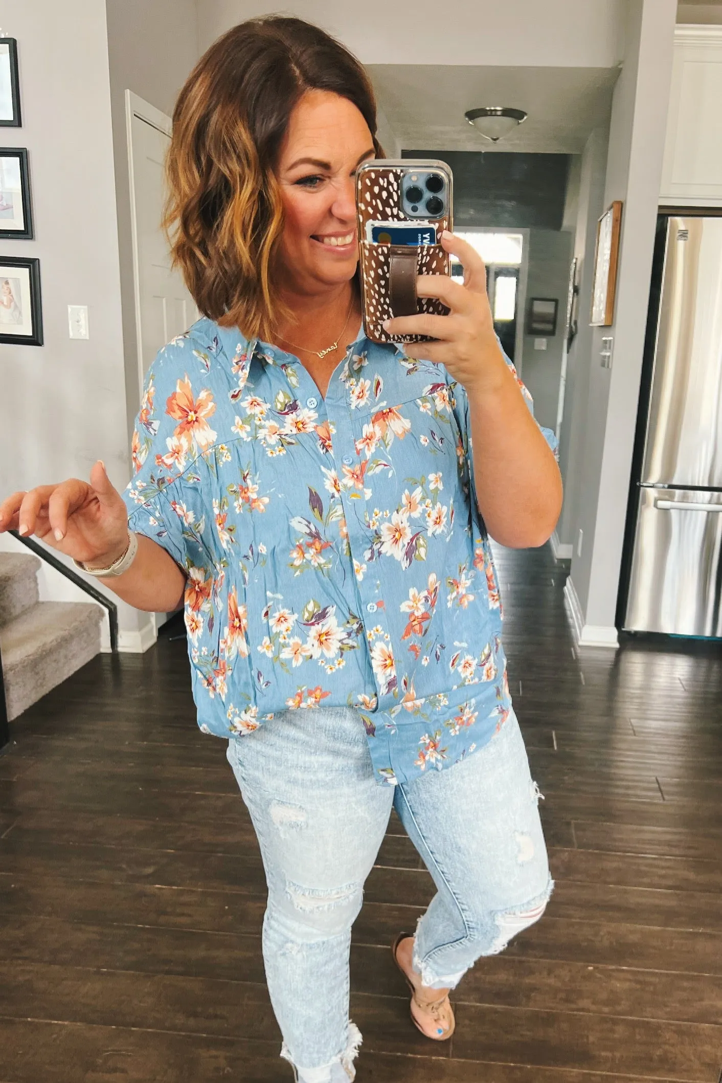 Lani Floral Button Down