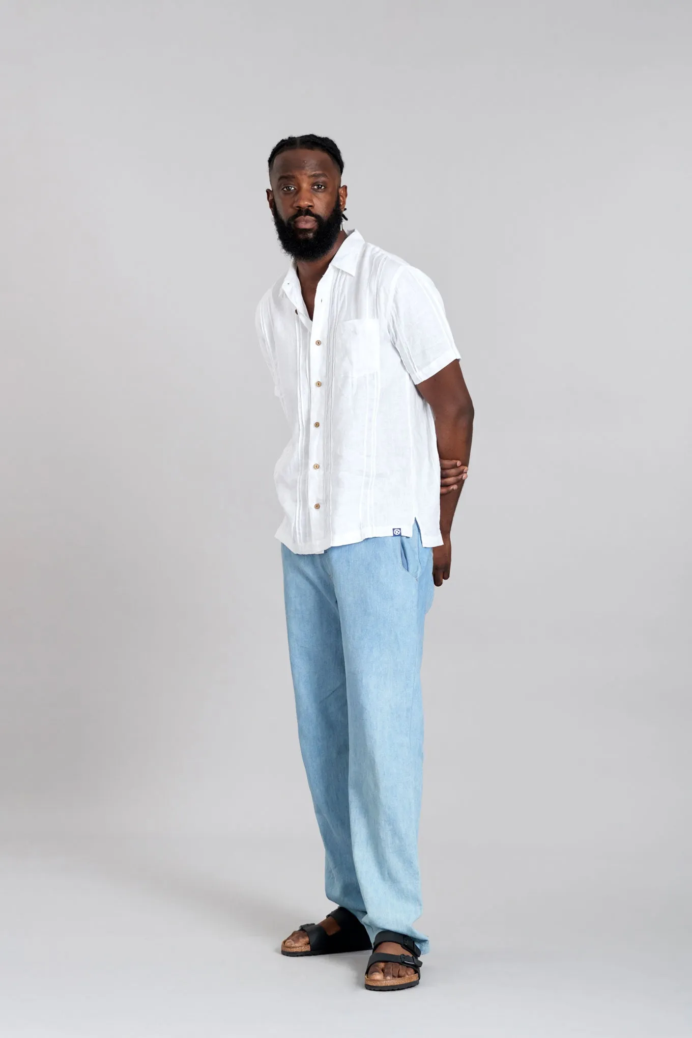 LEO - Linen Shirt Off White