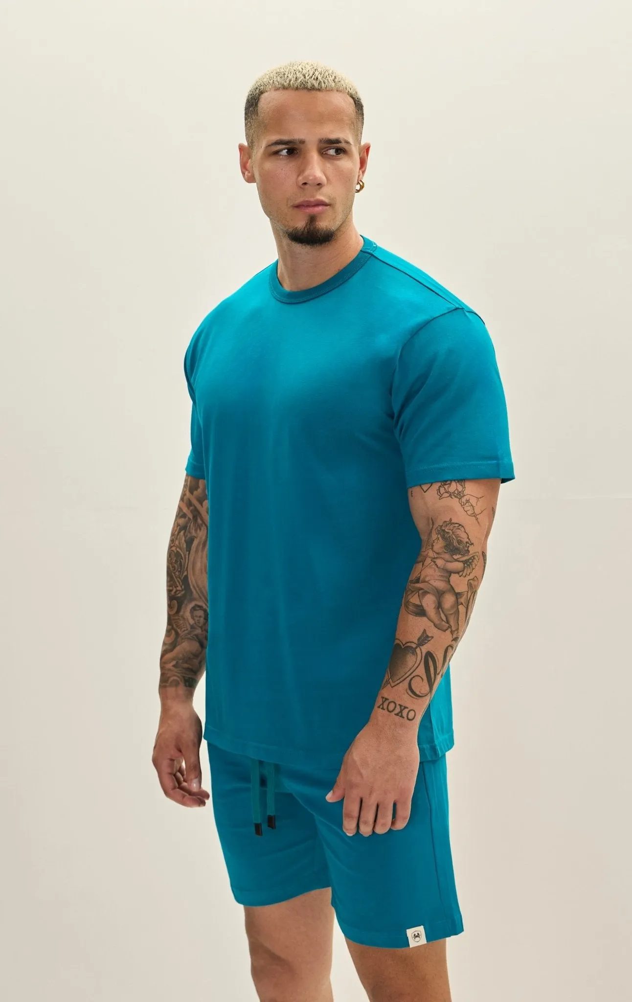 Lightweight Cotton T-shirt - Enamel Blue