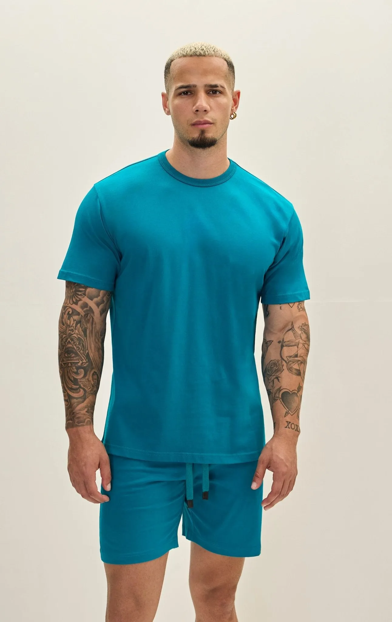 Lightweight Cotton T-shirt - Enamel Blue