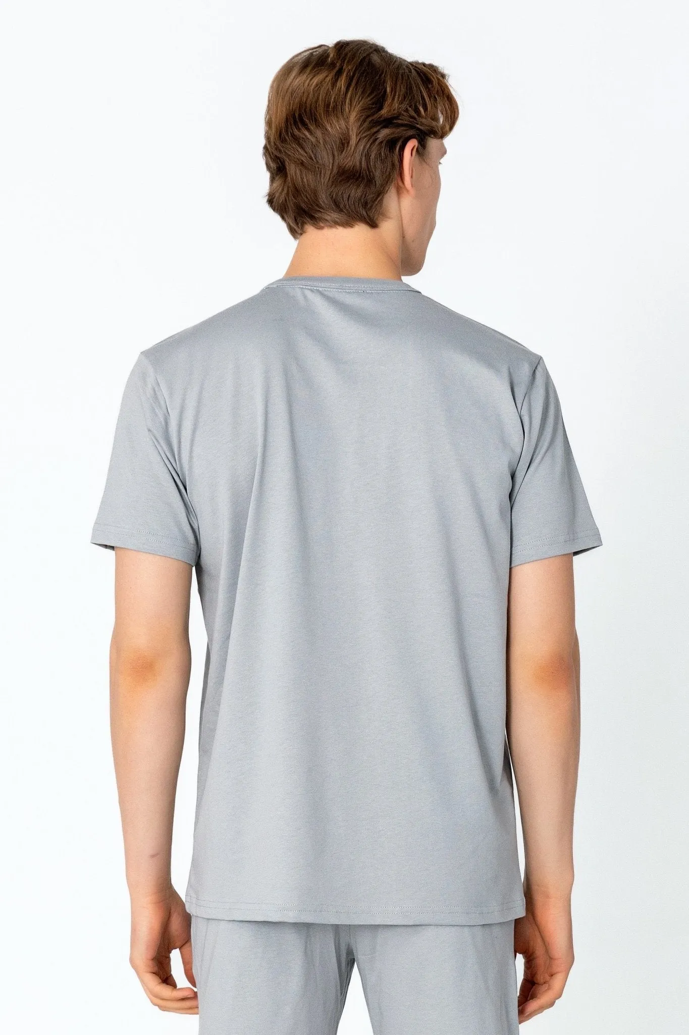 Lightweight Cotton T-shirt - Grey