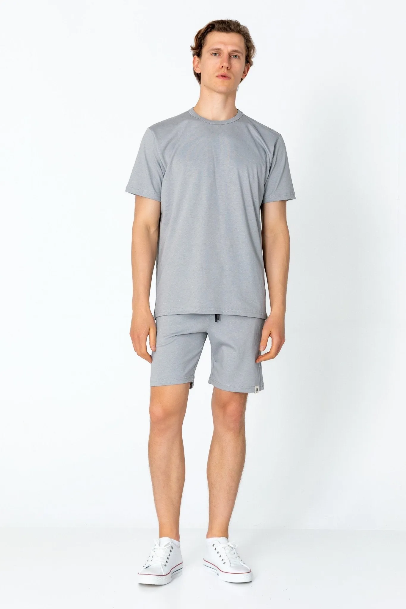 Lightweight Cotton T-shirt - Grey