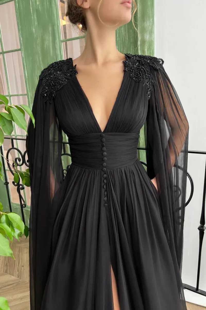 Love Story Midnight Black Gown