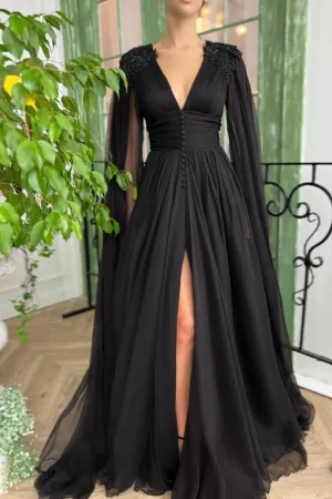 Love Story Midnight Black Gown