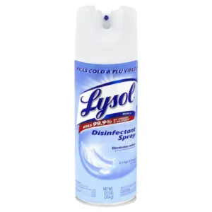 LYSOL DISINFECTANT SPRAY, CRISP LINEN, 12.50 OUNCE