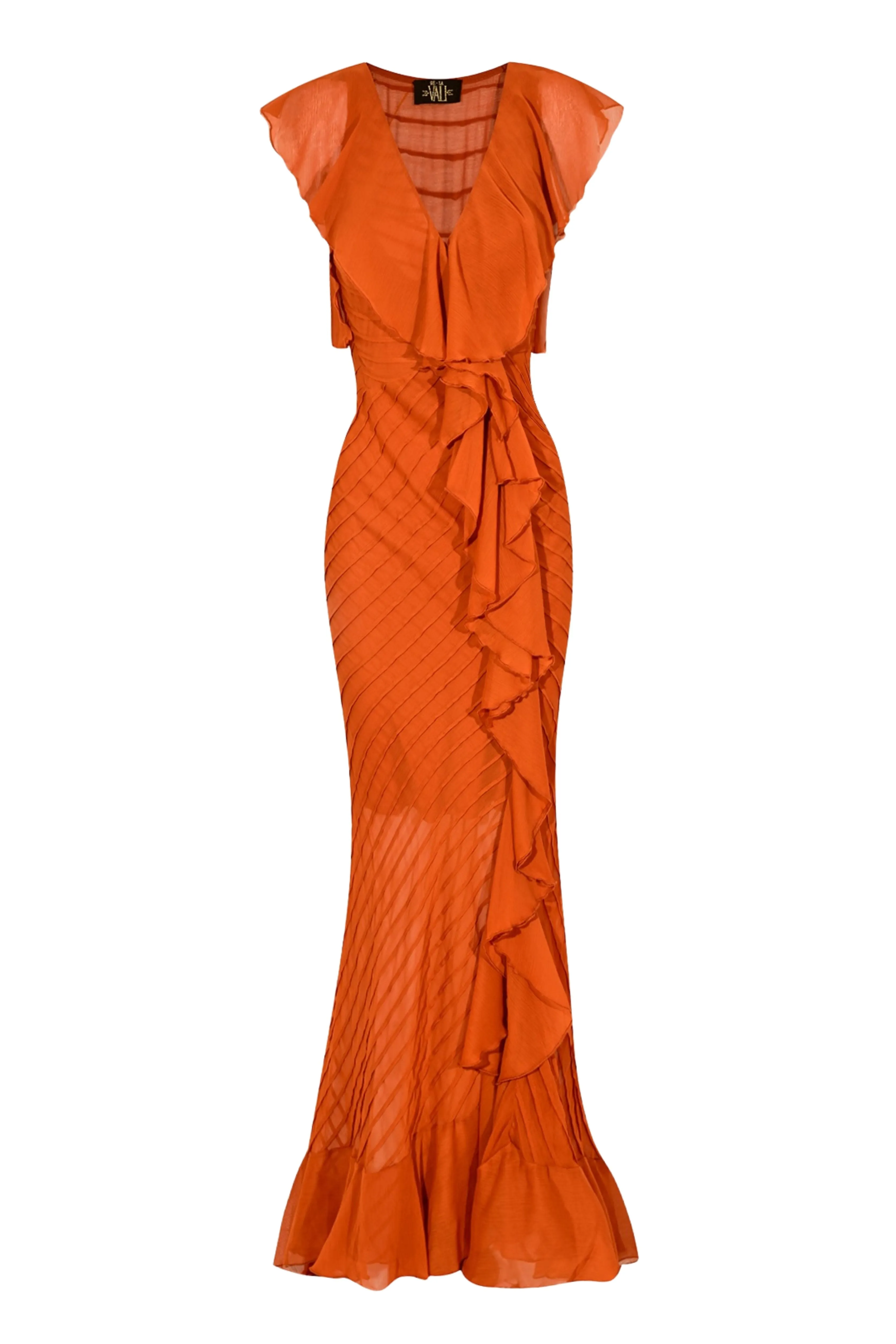 Macaroon Maxi Dress - Terracotta