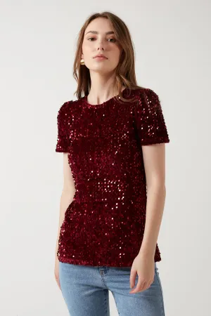 Marc Angelo Sequin Top