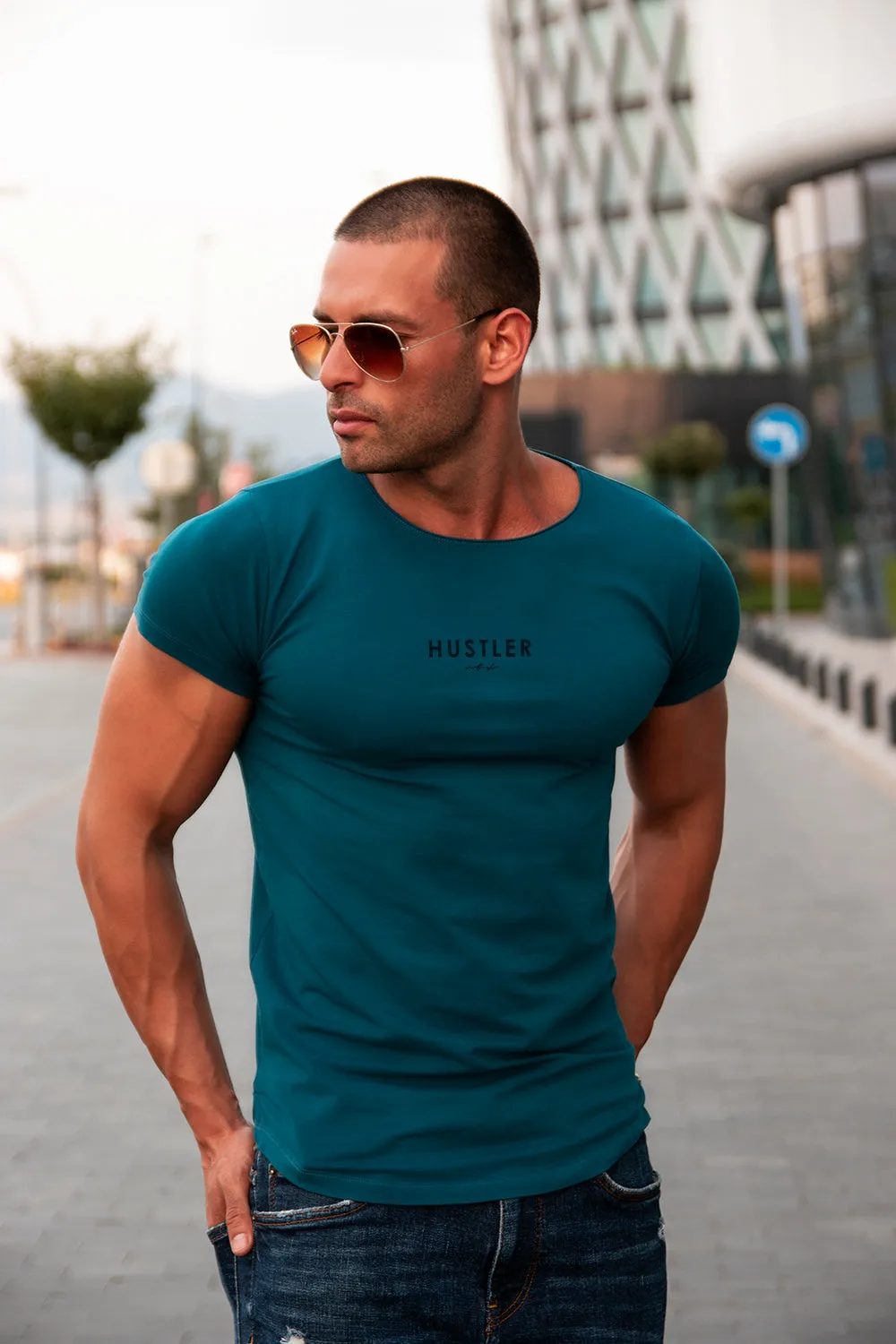 Men's T-shirt "Hustler" MD955