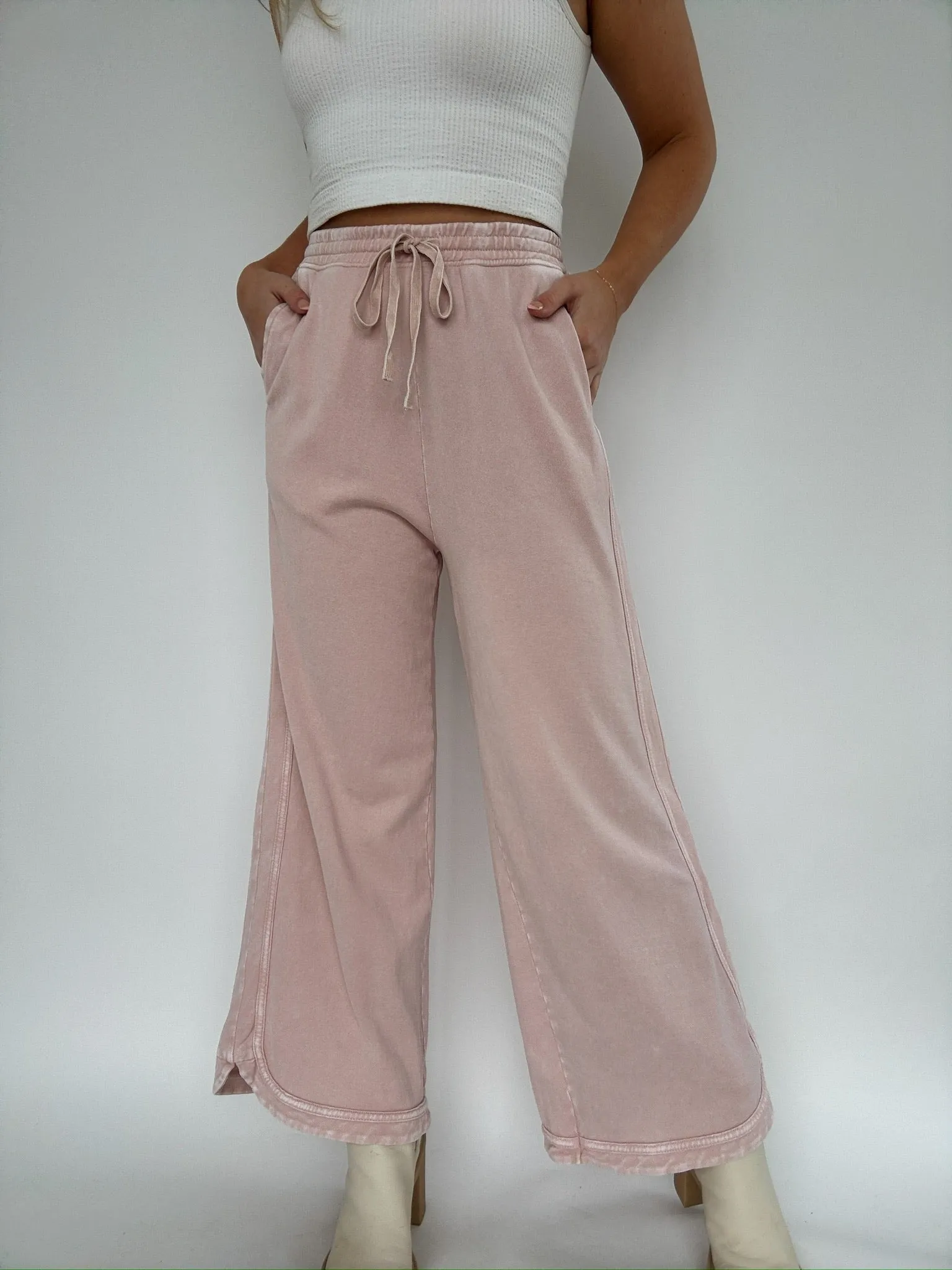 Midnight Drive Pants - Rose