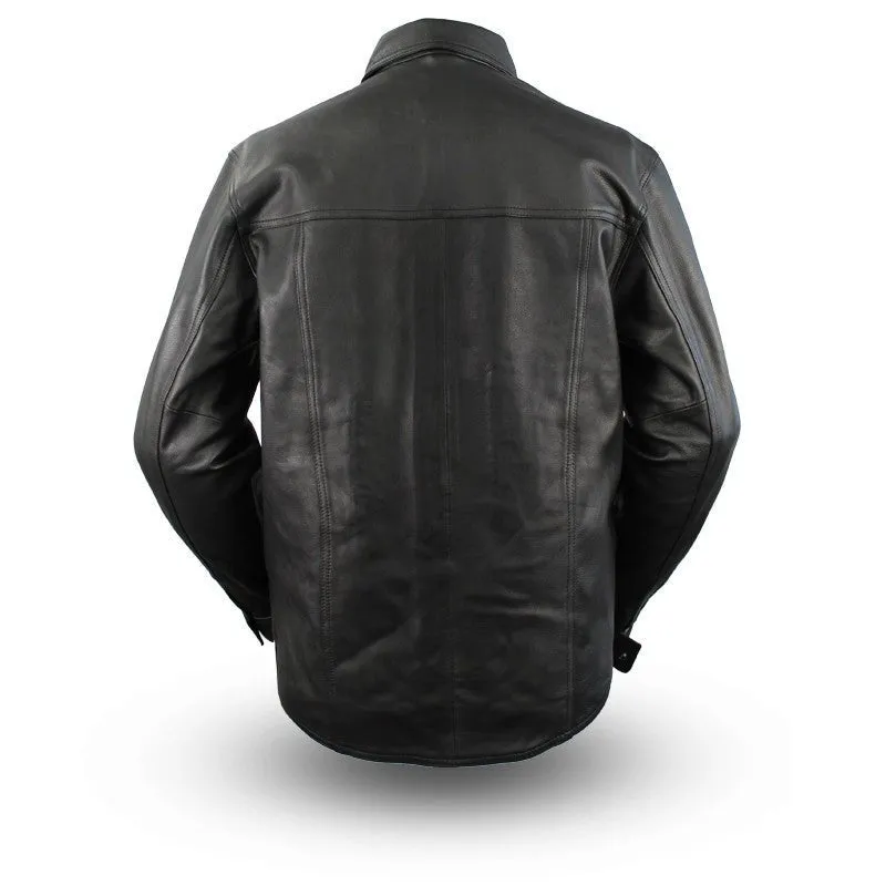 Milestone - Men's Leather Motorcycle Shirt