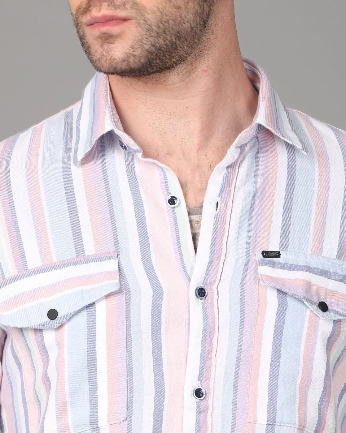 Multi Color Striped Shirt