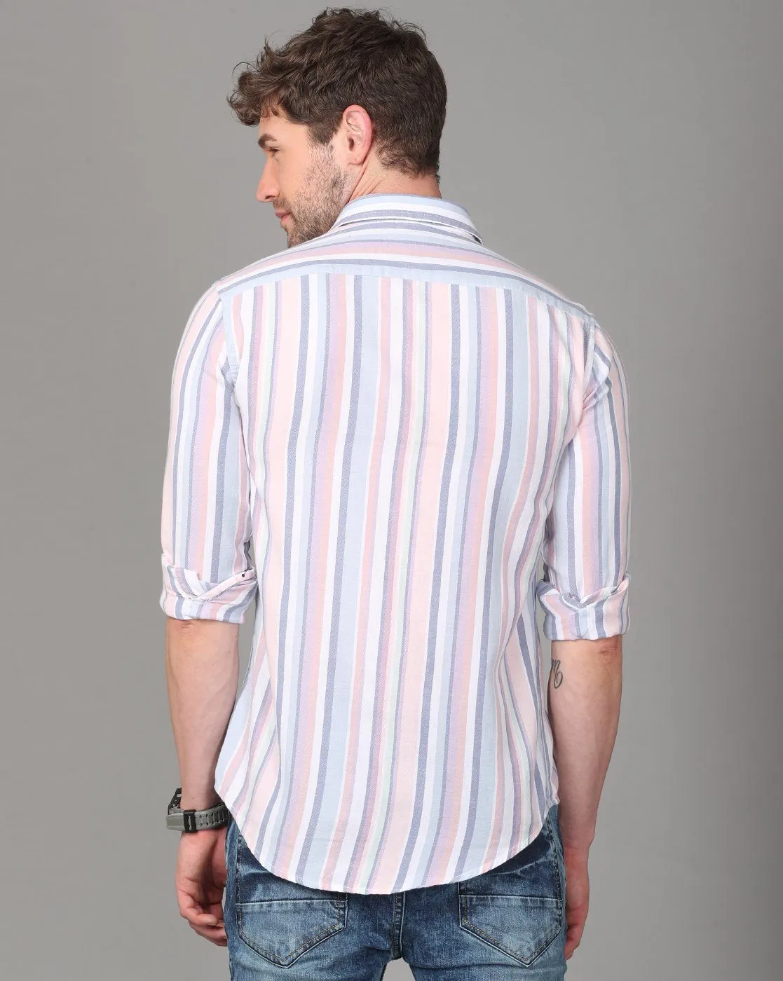 Multi Color Striped Shirt