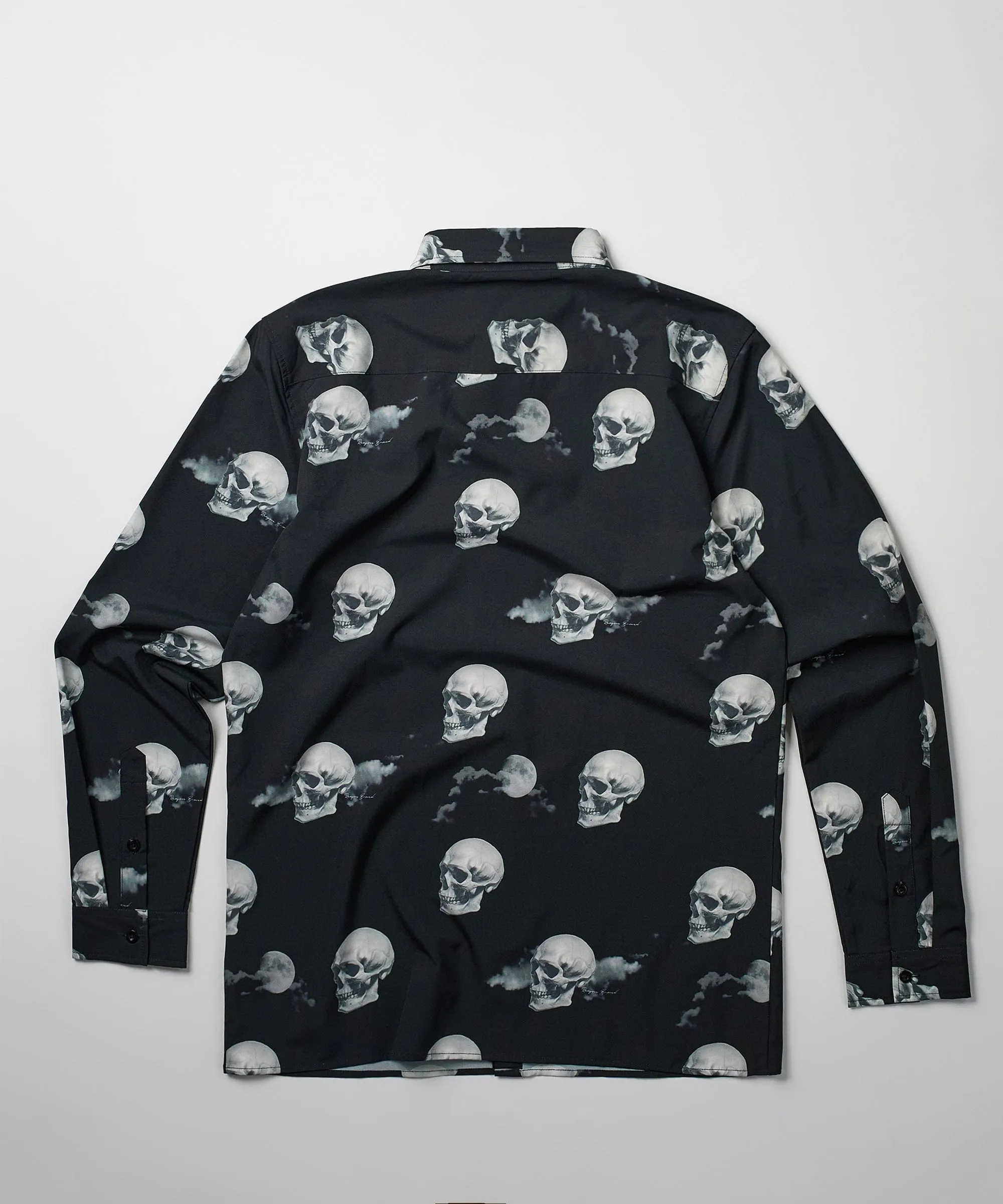 Nightvision Allover Print Viscose Woven Long Sleeve Shirt