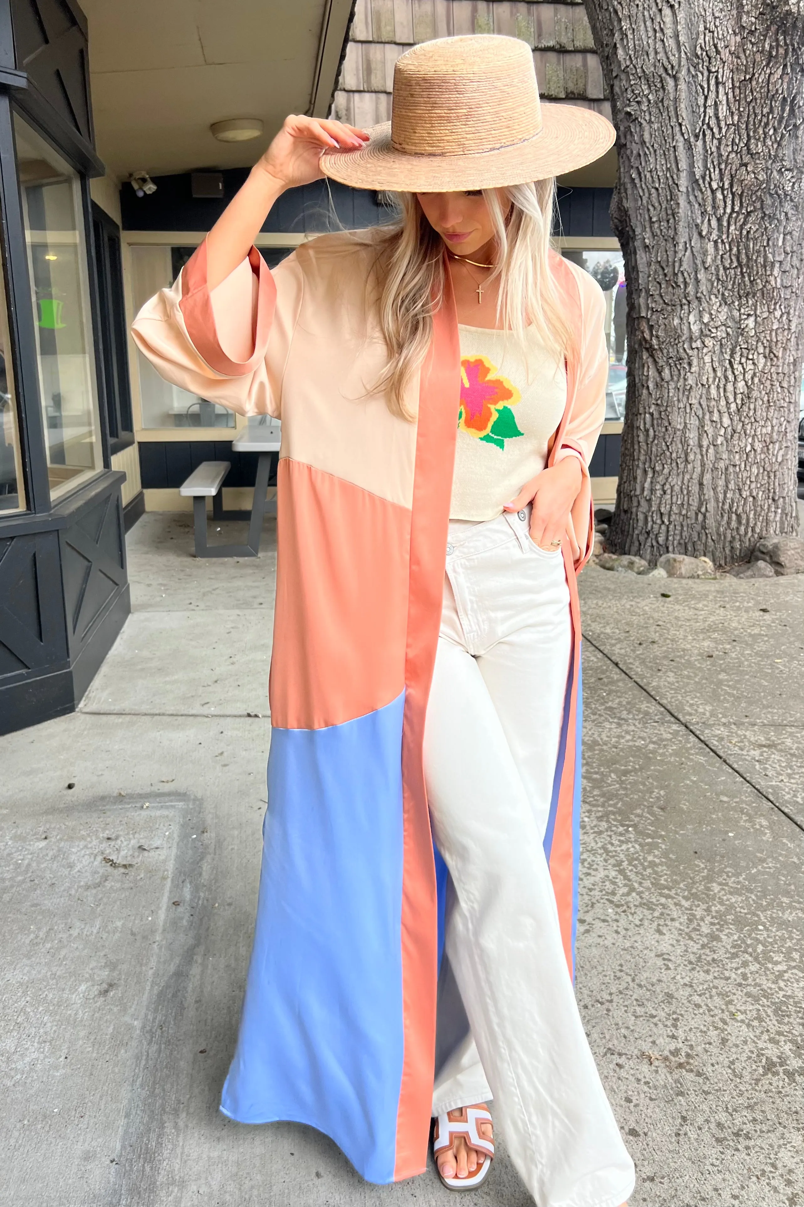 PALM CANYON SUNSET KIMONO