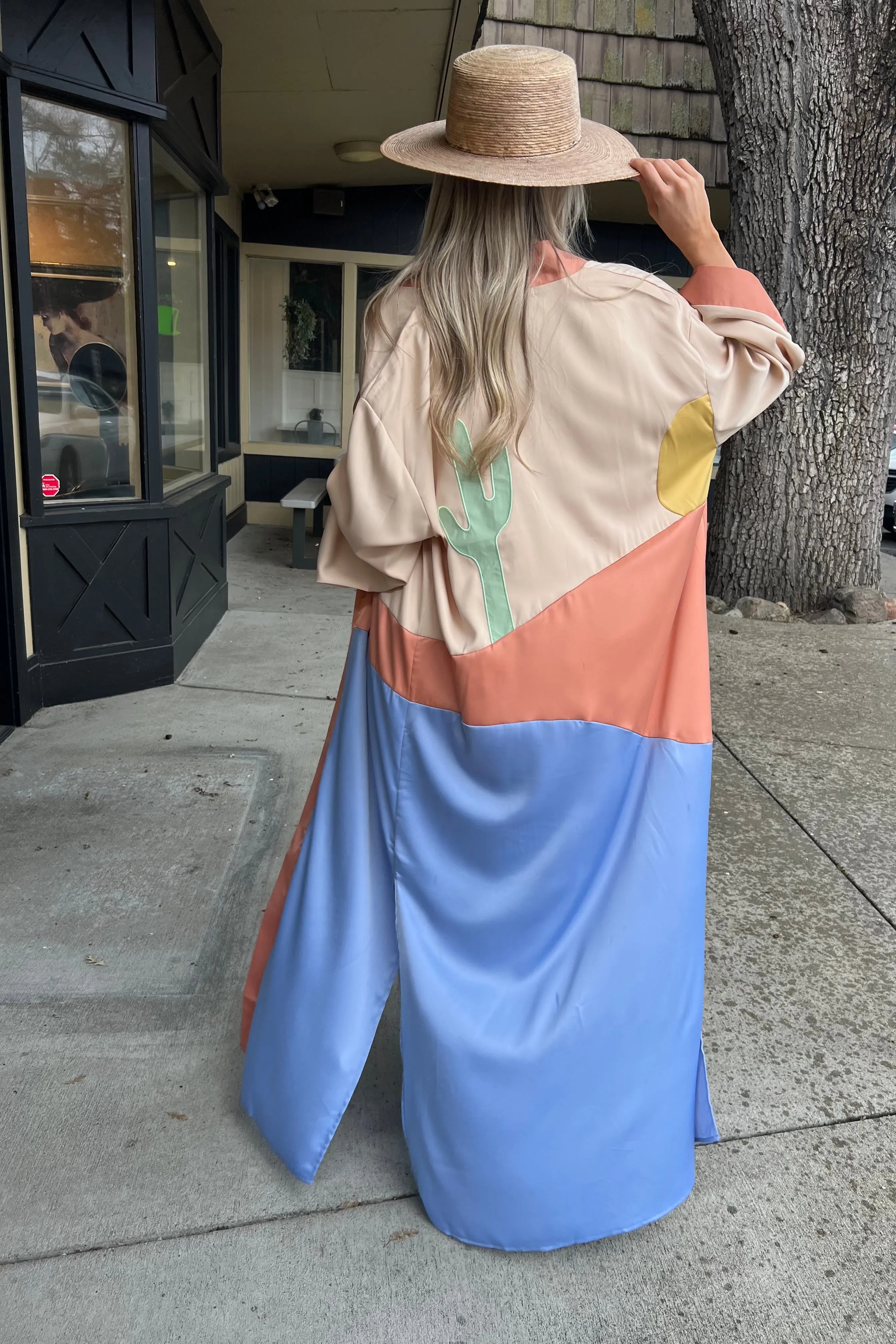 PALM CANYON SUNSET KIMONO