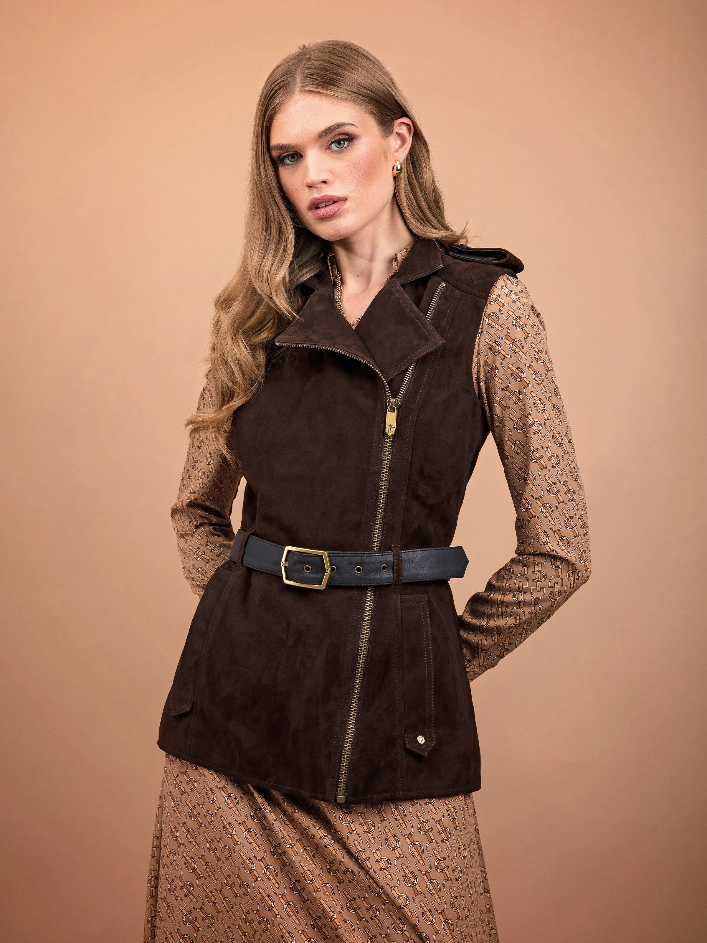 Primrose Gilet - Chocolate