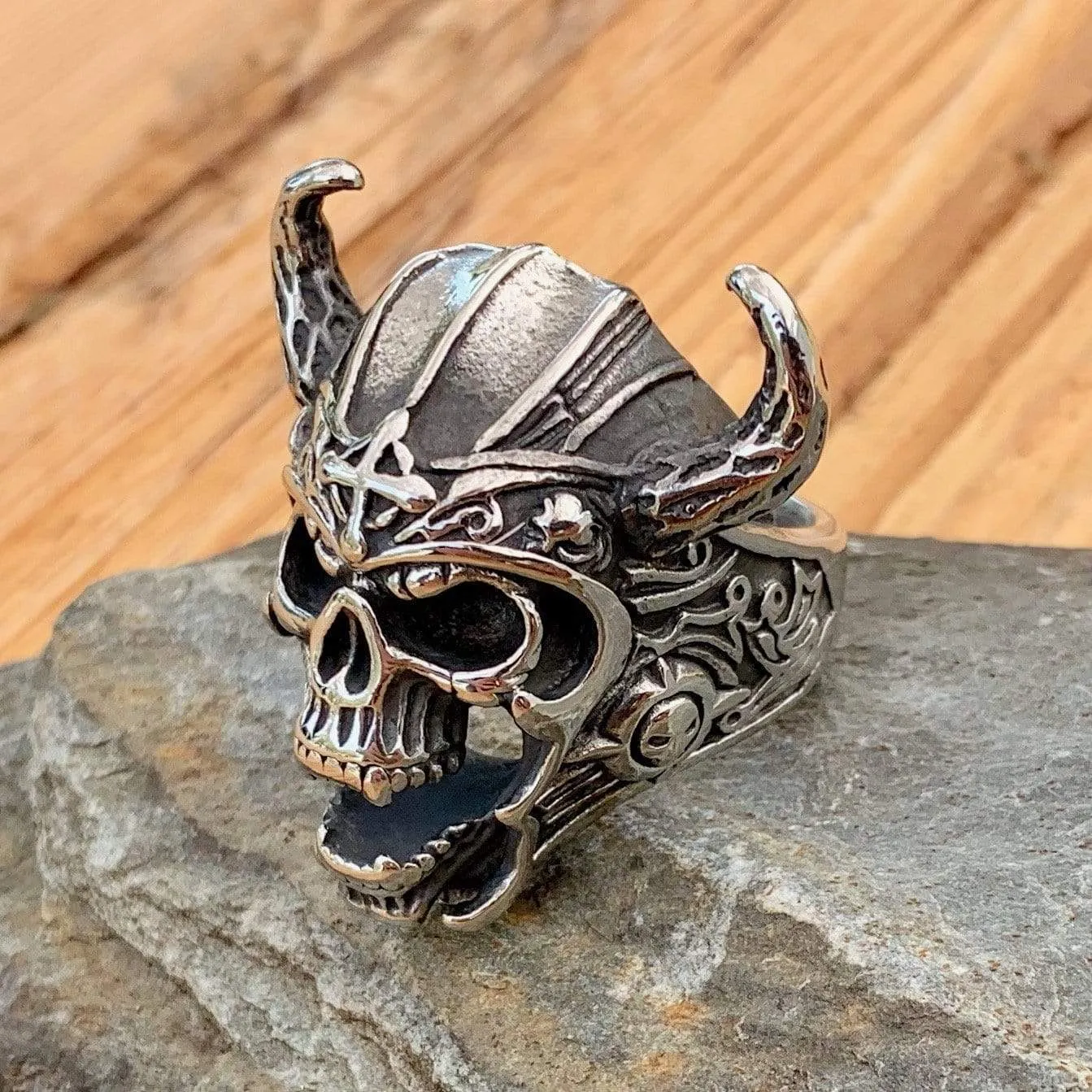 "Bone Crusher" - Valhalla Viking Skull - R18