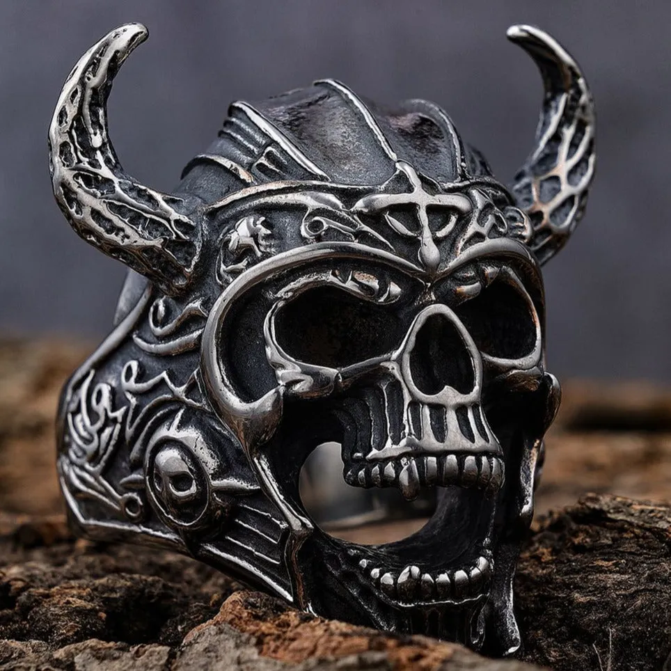 "Bone Crusher" - Valhalla Viking Skull - R18