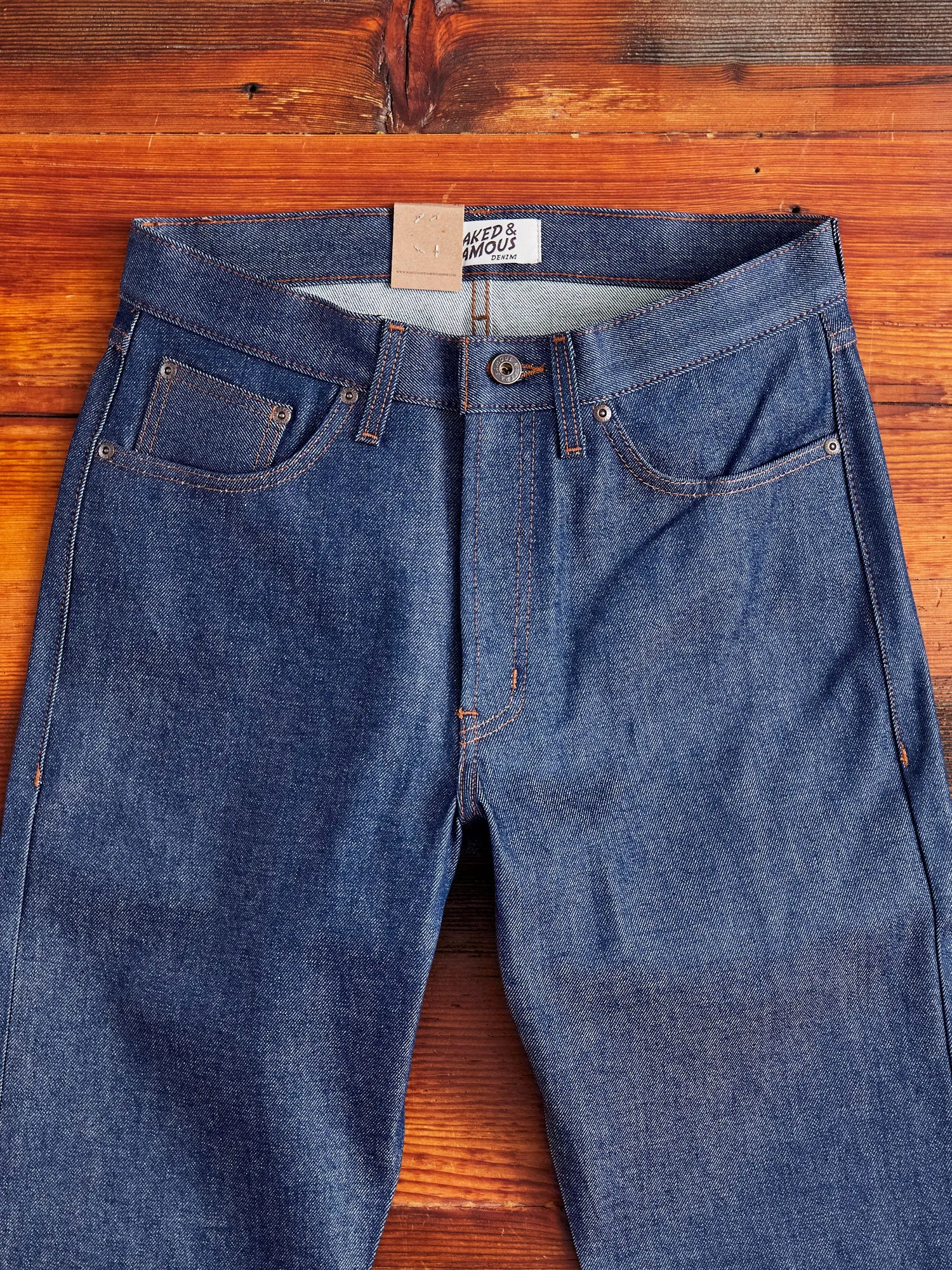 "Natural Indigo Selvedge" 12.5oz Selvedge Denim - True Guy Fit