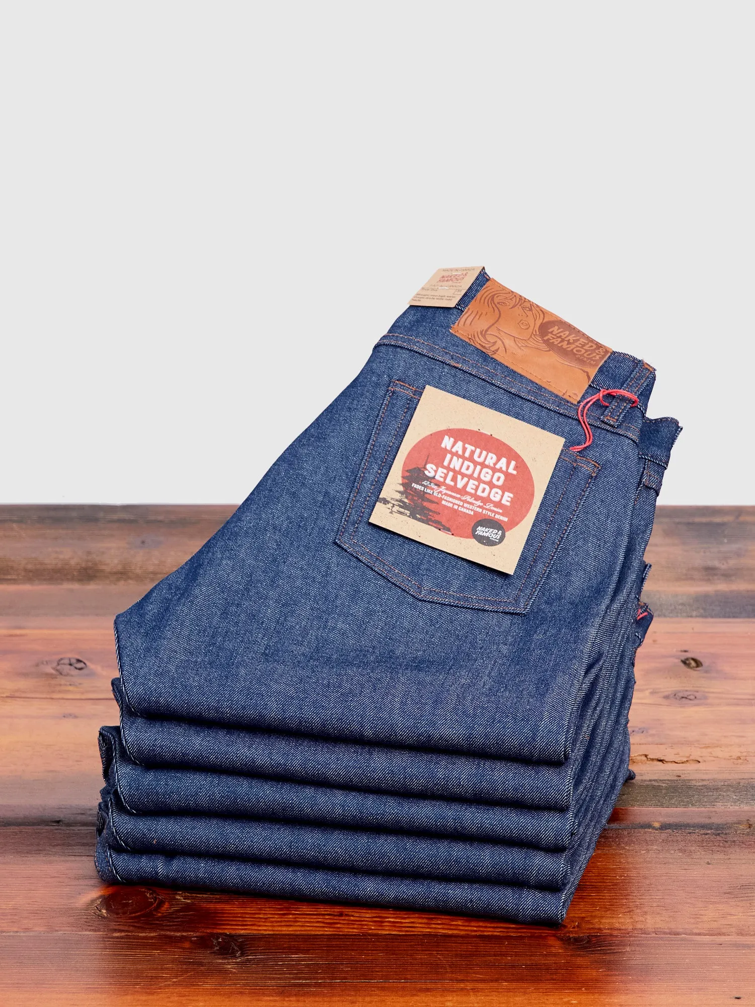 "Natural Indigo Selvedge" 12.5oz Selvedge Denim - True Guy Fit