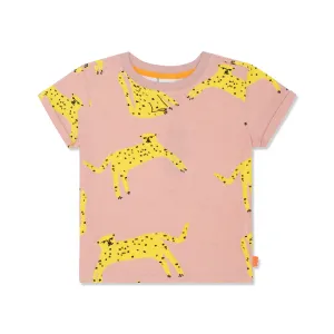 Recycled Cotton Cheetah Kid T-shirt