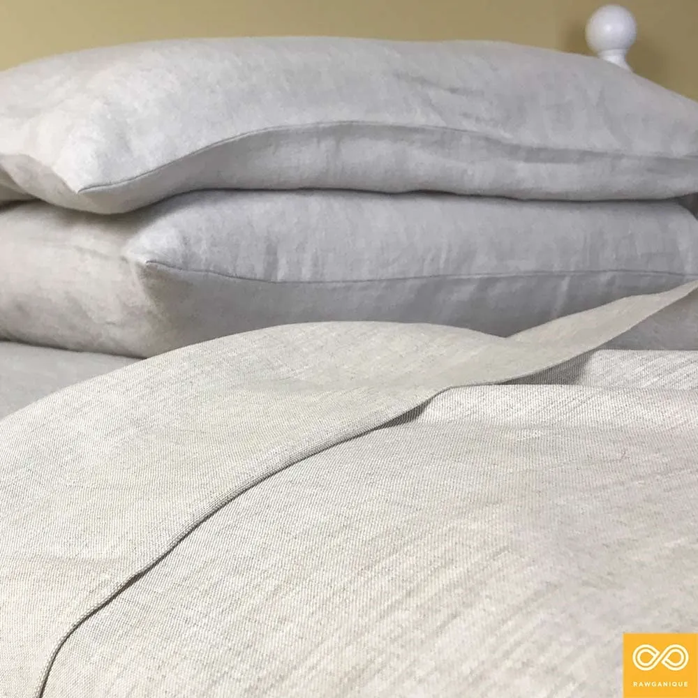 Super Fine 5oz Parisian Organic French Linen Bed Sheets