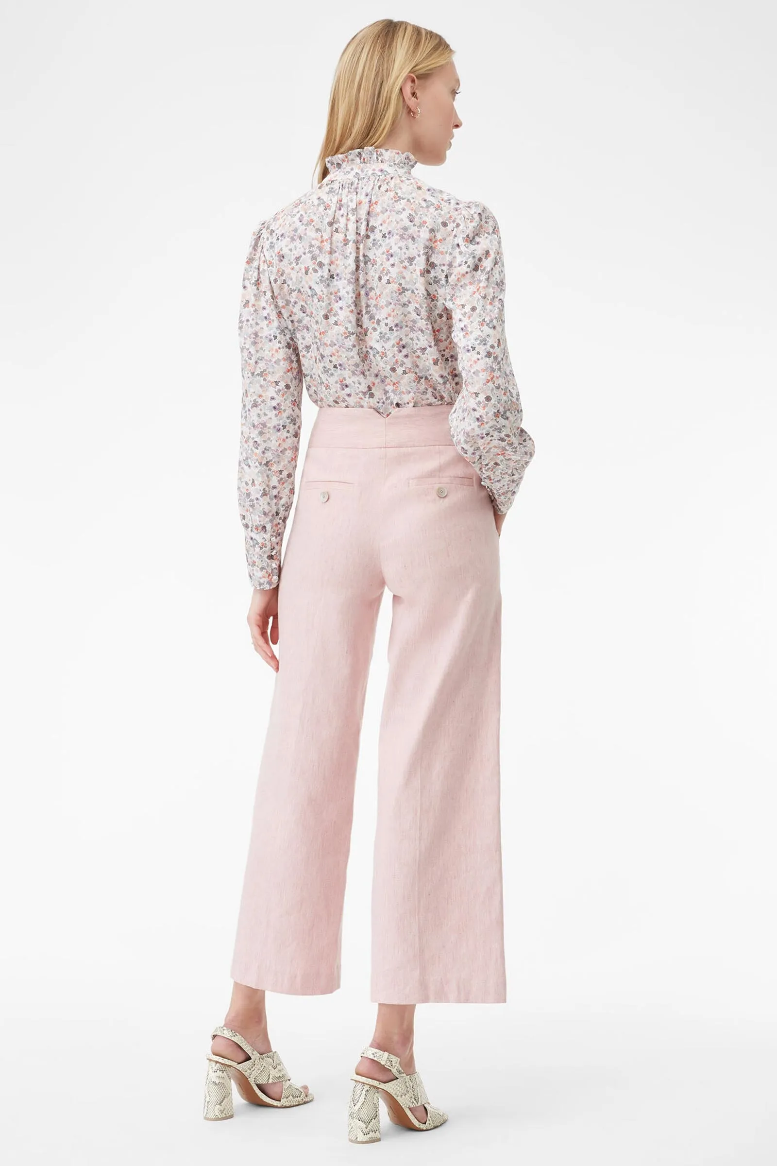 TAILORED | Slub Suiting Straight-Leg Trousers