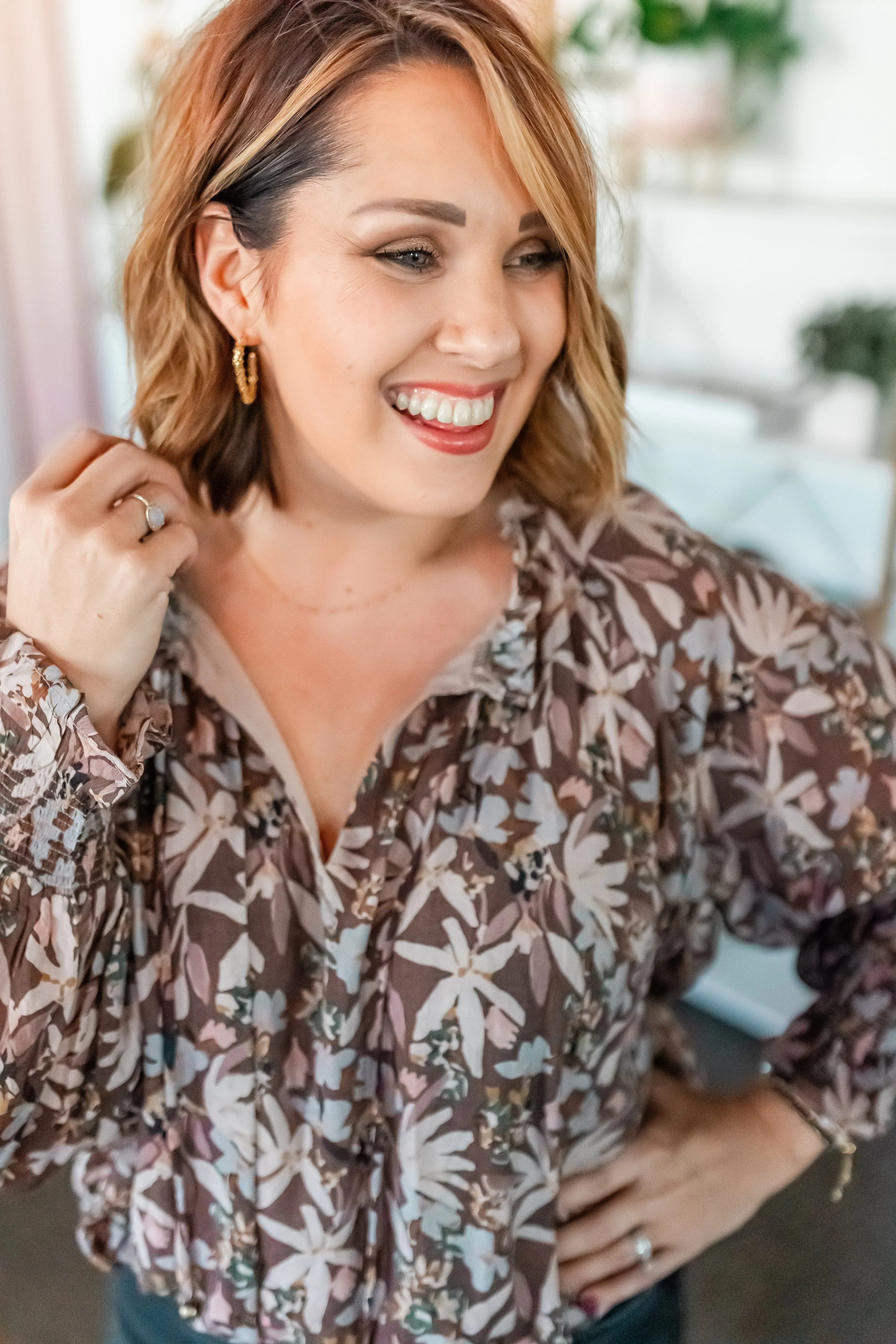 The Allie Floral Blouse