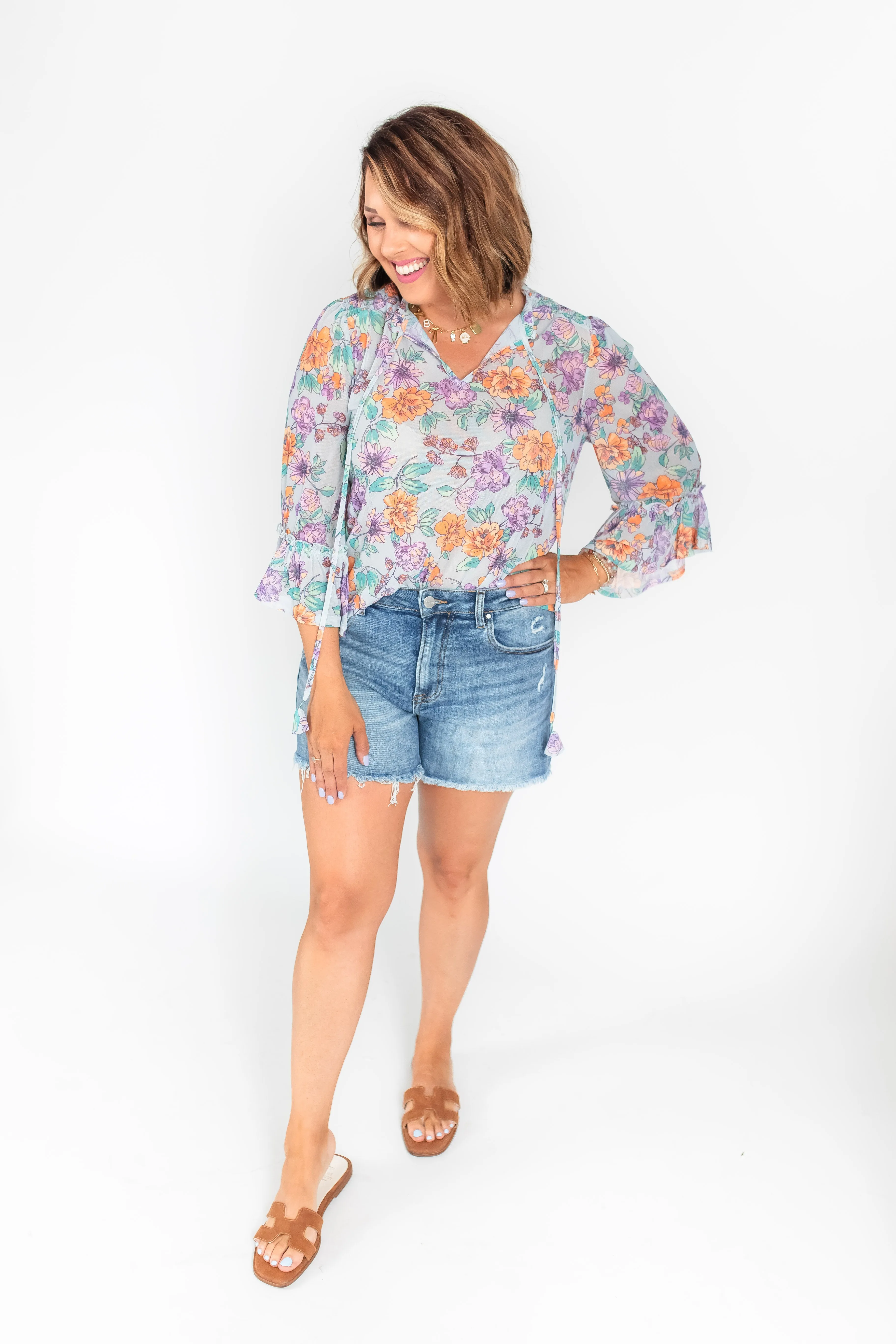 The Jasmine Floral Blouse